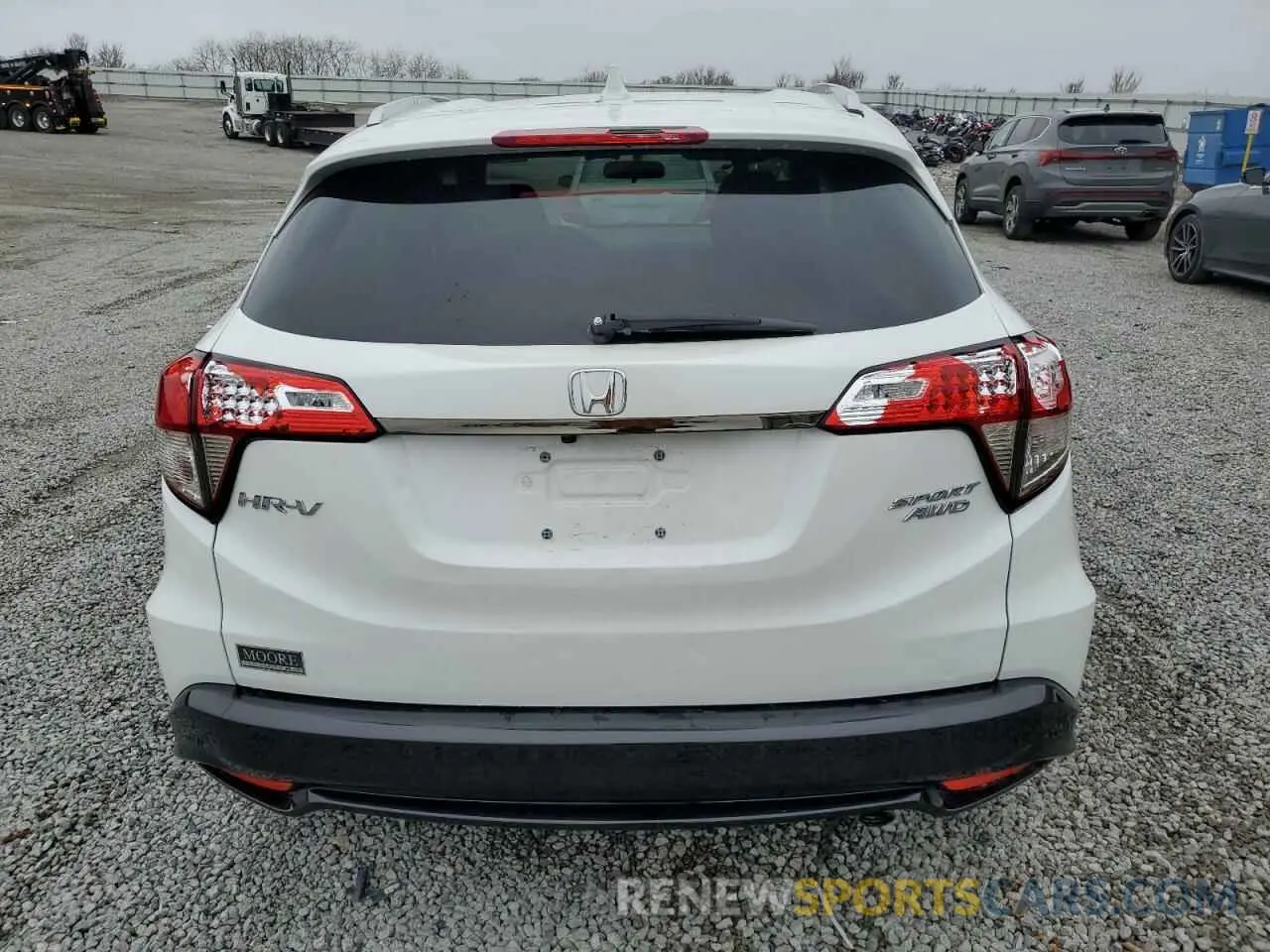 6 fotografías del automóvil dañado 3CZRU6H1XNM711635 HONDA HR-V 2022
