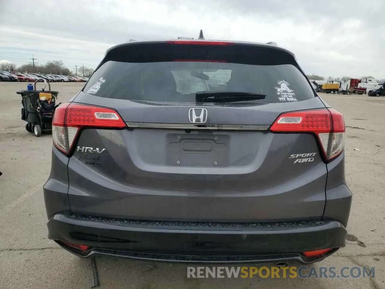6 fotografías del automóvil dañado 3CZRU6H1XNM734008 HONDA HR-V 2022