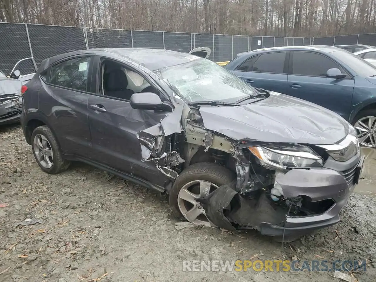 4 fotografías del automóvil dañado 3CZRU6H30NM762689 HONDA HR-V 2022