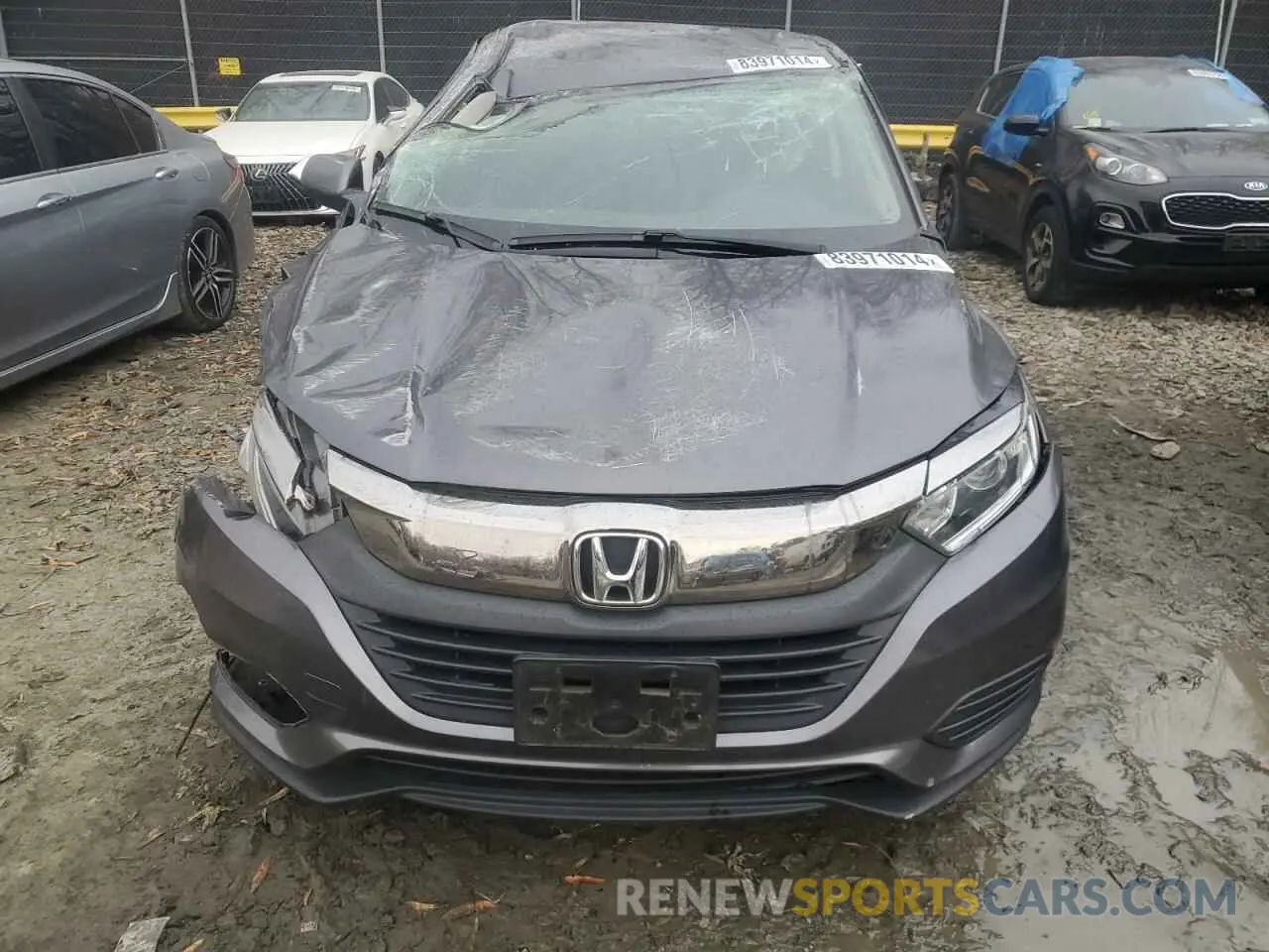5 fotografías del automóvil dañado 3CZRU6H30NM762689 HONDA HR-V 2022