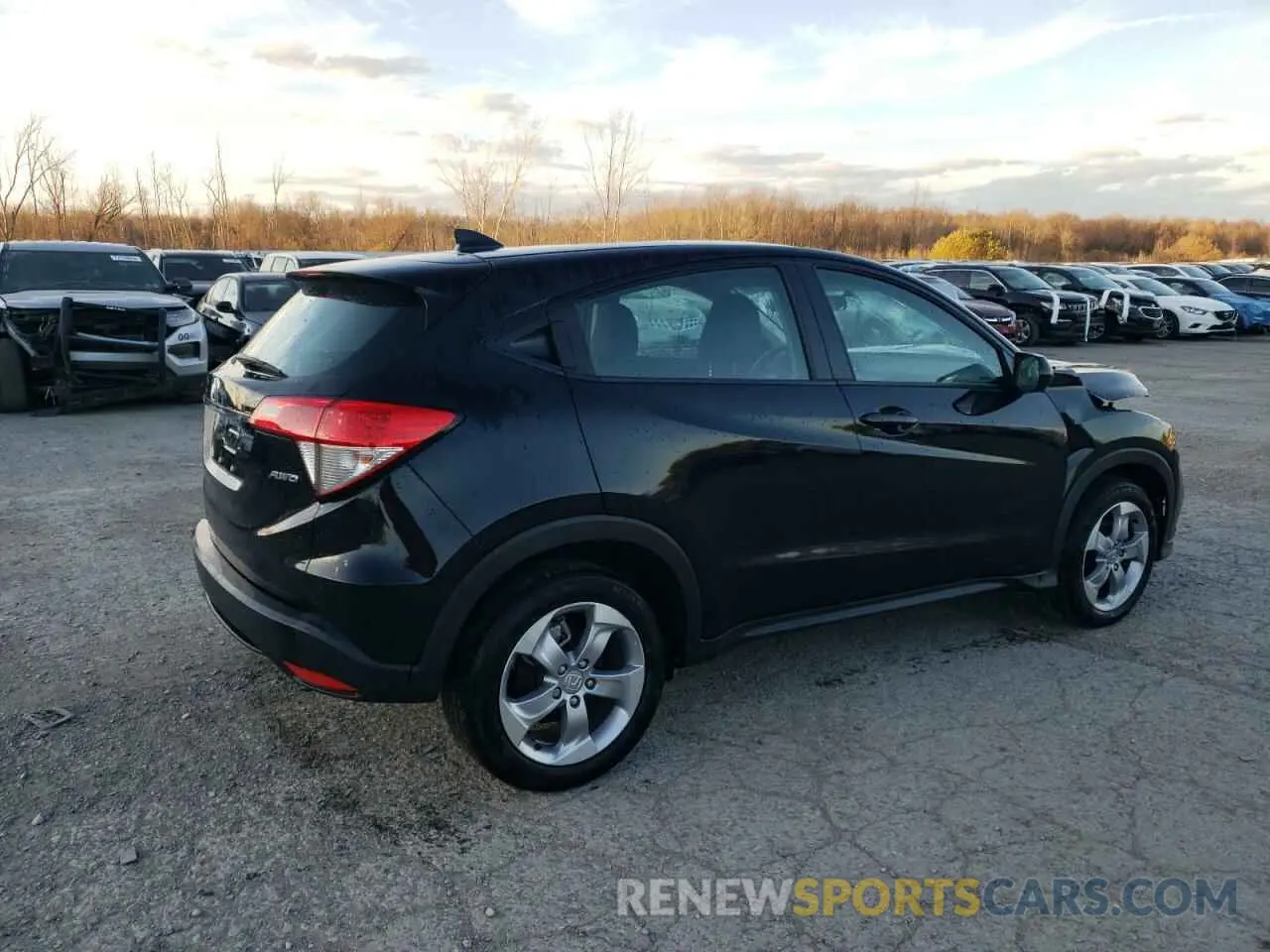 3 fotografías del automóvil dañado 3CZRU6H31NM708530 HONDA HR-V 2022