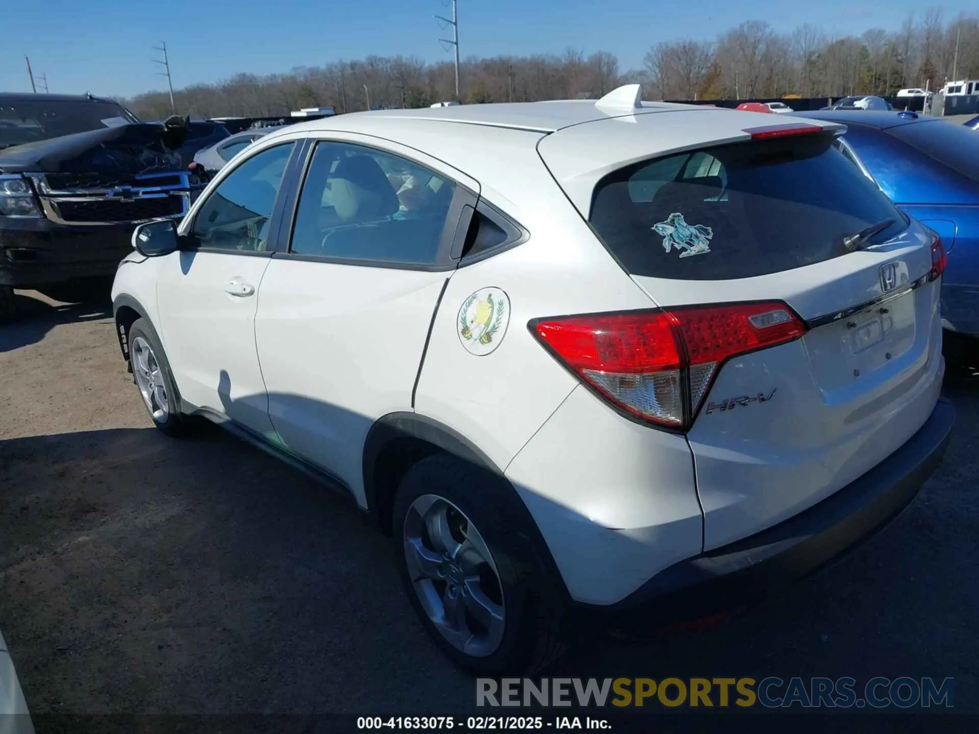 3 fotografías del automóvil dañado 3CZRU6H31NM768923 HONDA HR-V 2022