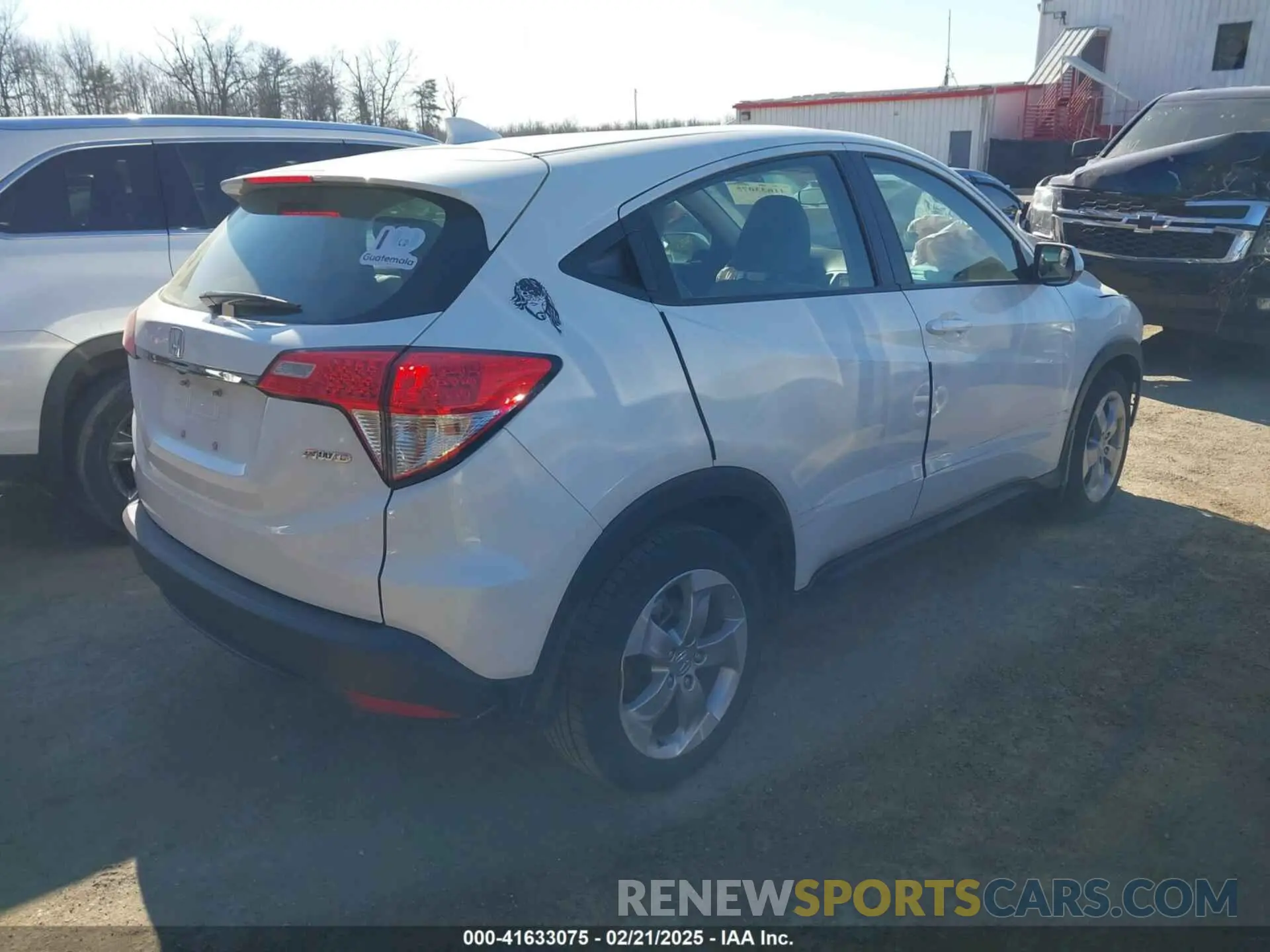 4 fotografías del automóvil dañado 3CZRU6H31NM768923 HONDA HR-V 2022