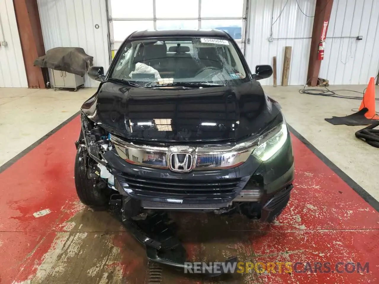 5 fotografías del automóvil dañado 3CZRU6H32NM715843 HONDA HR-V 2022