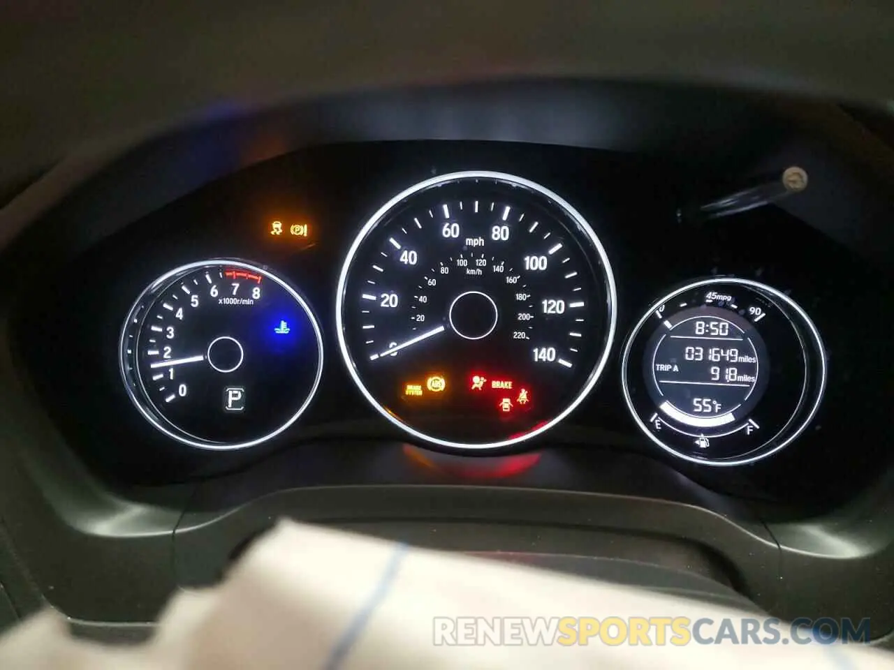 9 fotografías del automóvil dañado 3CZRU6H32NM715843 HONDA HR-V 2022