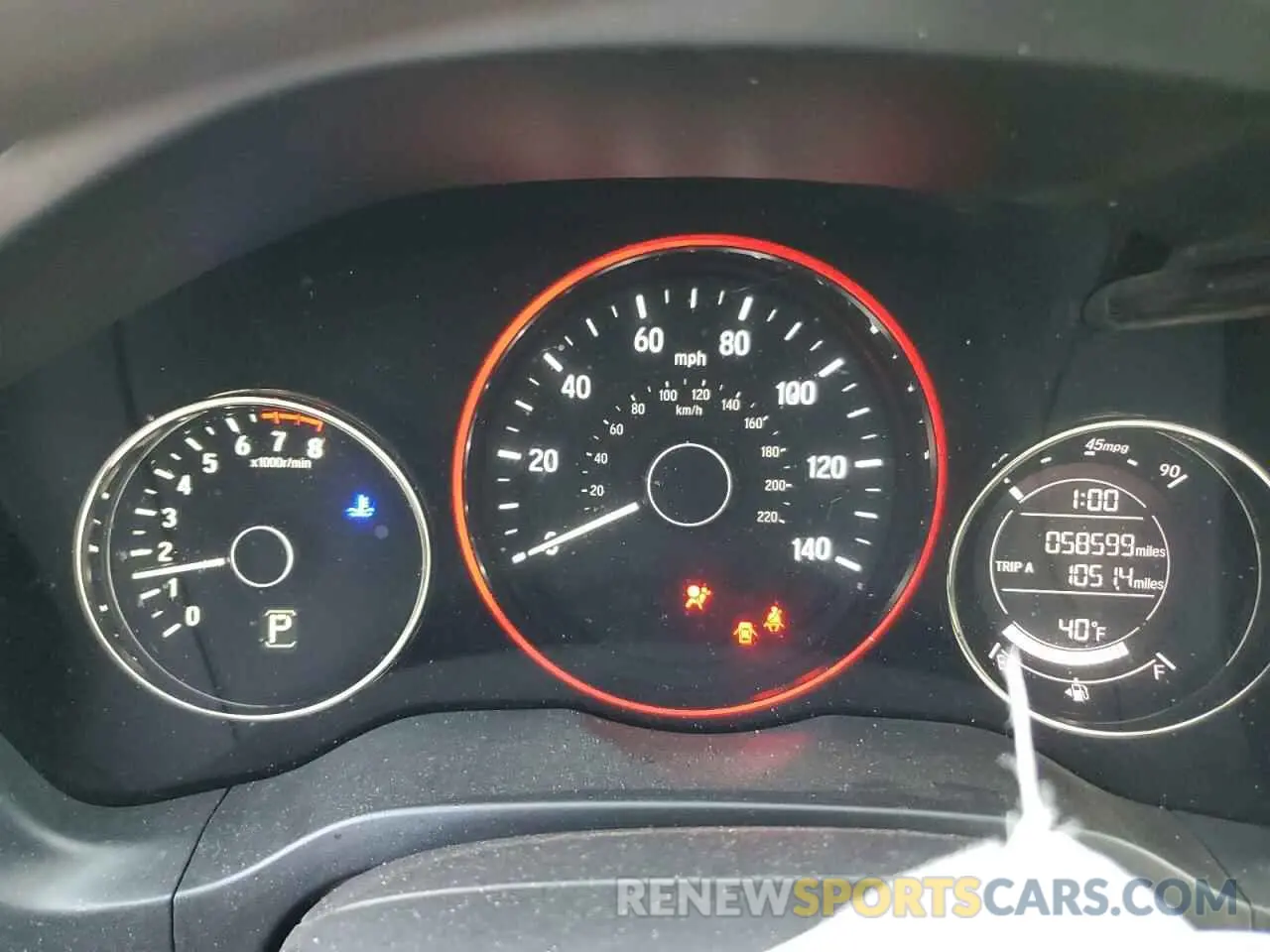 9 fotografías del automóvil dañado 3CZRU6H32NM741374 HONDA HR-V 2022