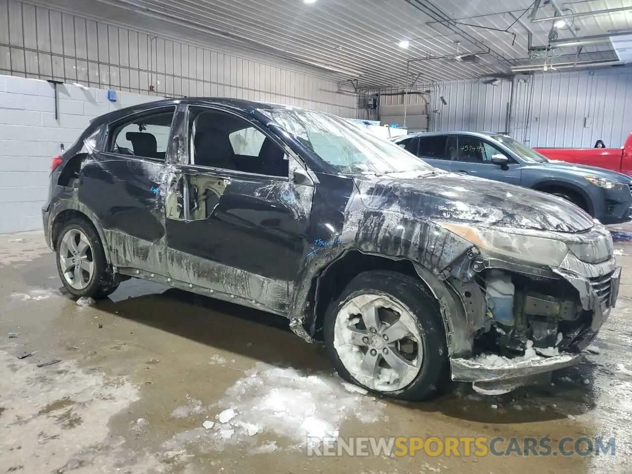 4 fotografías del automóvil dañado 3CZRU6H32NM761849 HONDA HR-V 2022