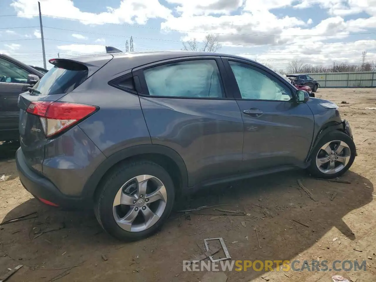 3 fotografías del automóvil dañado 3CZRU6H34NM720512 HONDA HR-V 2022