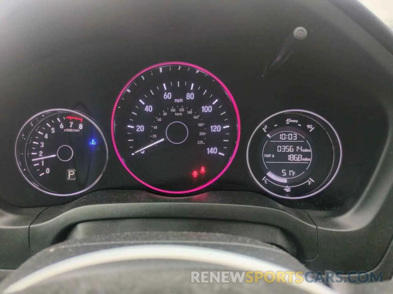 9 fotografías del automóvil dañado 3CZRU6H34NM762887 HONDA HR-V 2022