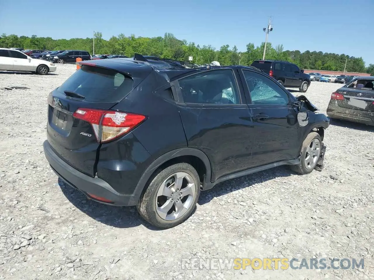 3 fotografías del automóvil dañado 3CZRU6H36NM714131 HONDA HR-V 2022