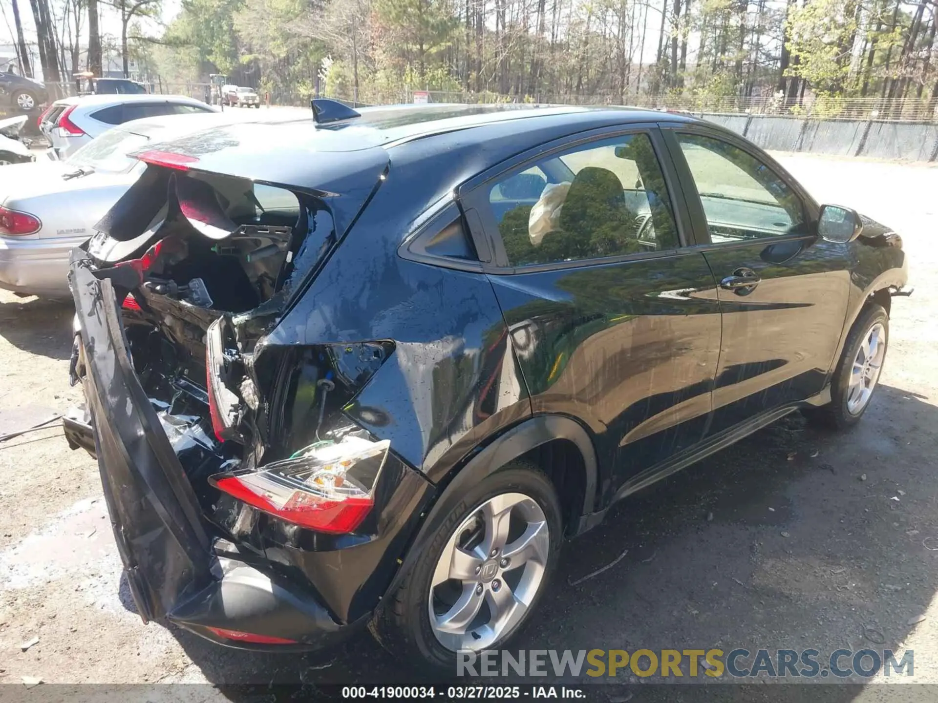 4 fotografías del automóvil dañado 3CZRU6H36NM722813 HONDA HR-V 2022