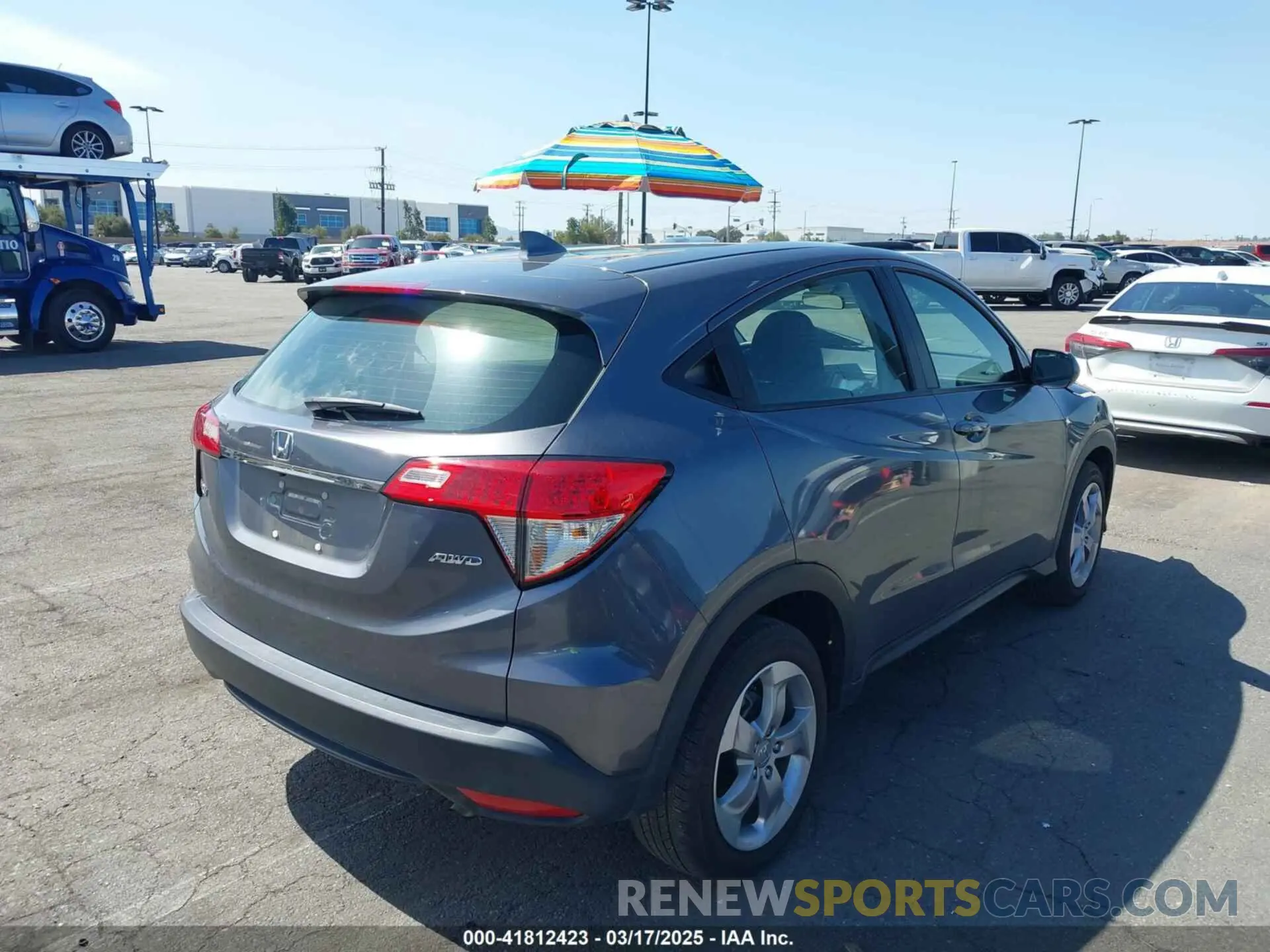 4 fotografías del automóvil dañado 3CZRU6H36NM744939 HONDA HR-V 2022