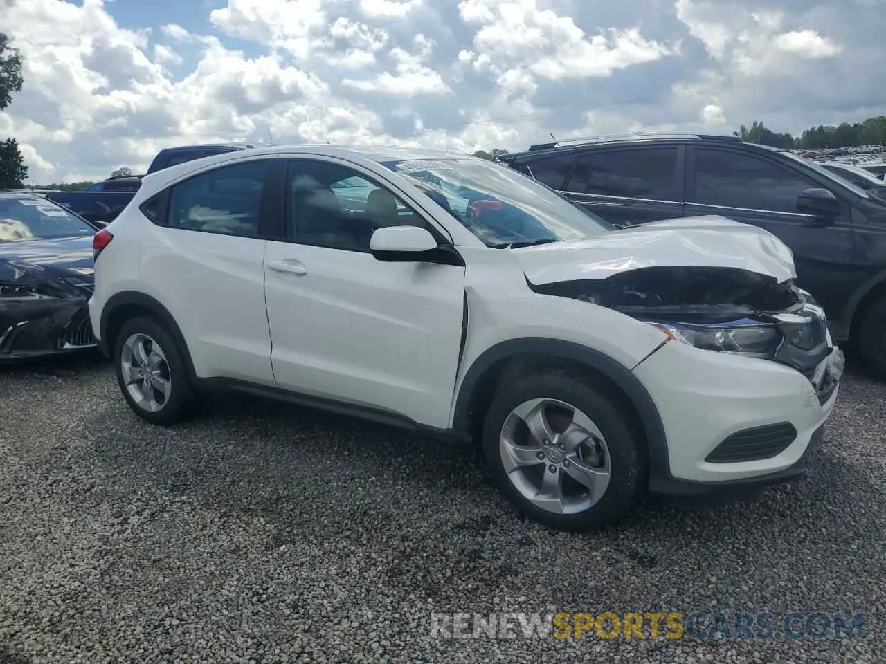 4 fotografías del automóvil dañado 3CZRU6H37NM723789 HONDA HR-V 2022