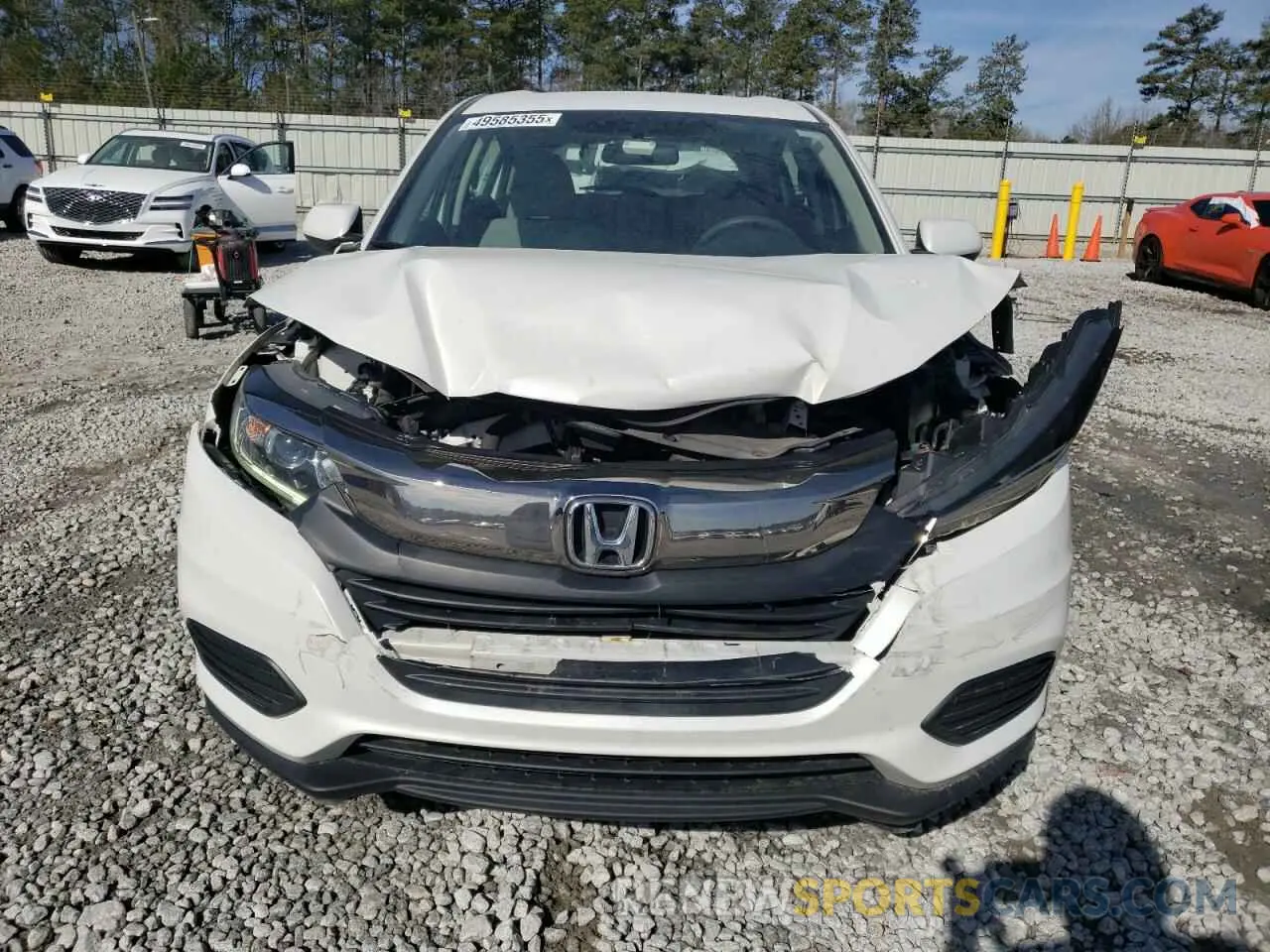 5 fotografías del automóvil dañado 3CZRU6H37NM723789 HONDA HR-V 2022
