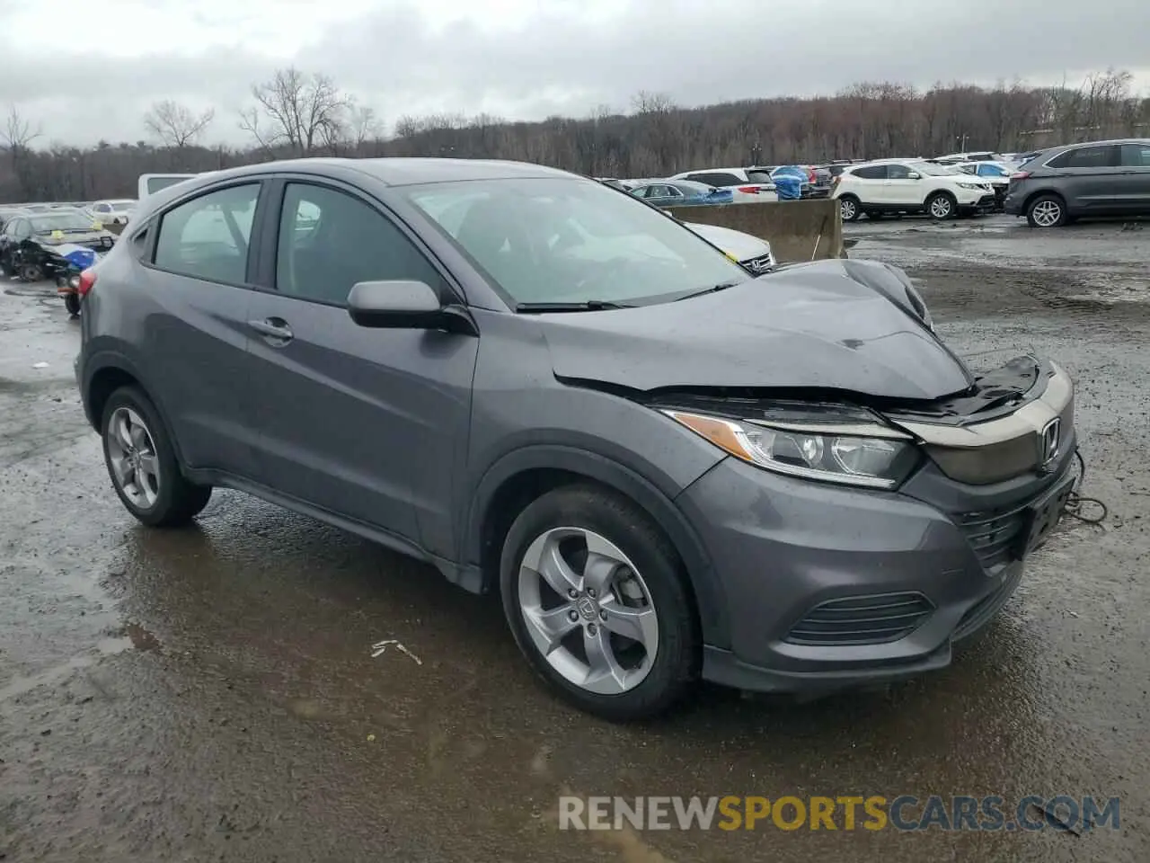 4 fotografías del automóvil dañado 3CZRU6H38NM723994 HONDA HR-V 2022