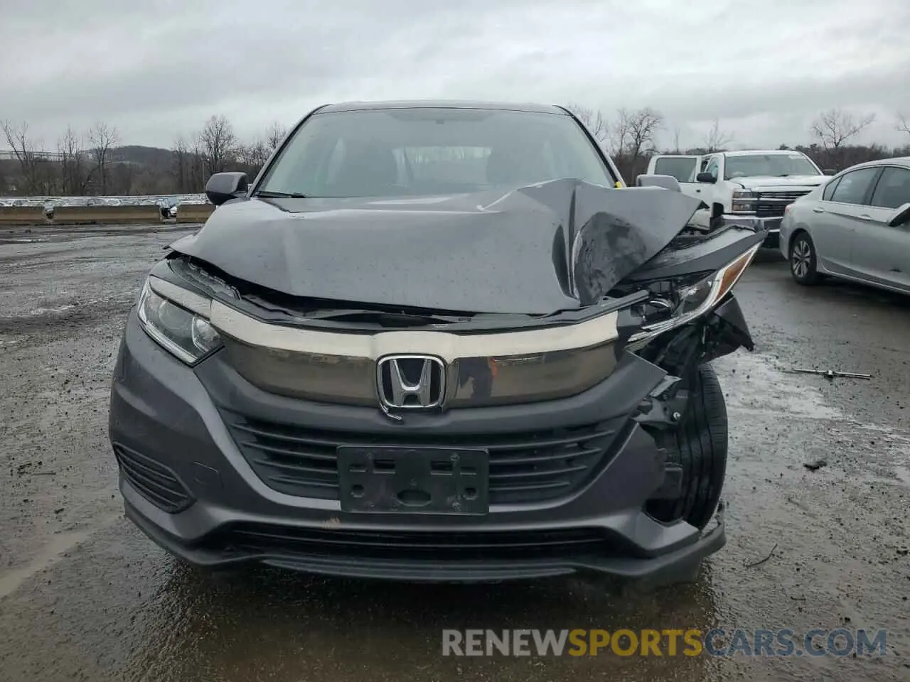 5 fotografías del automóvil dañado 3CZRU6H38NM723994 HONDA HR-V 2022