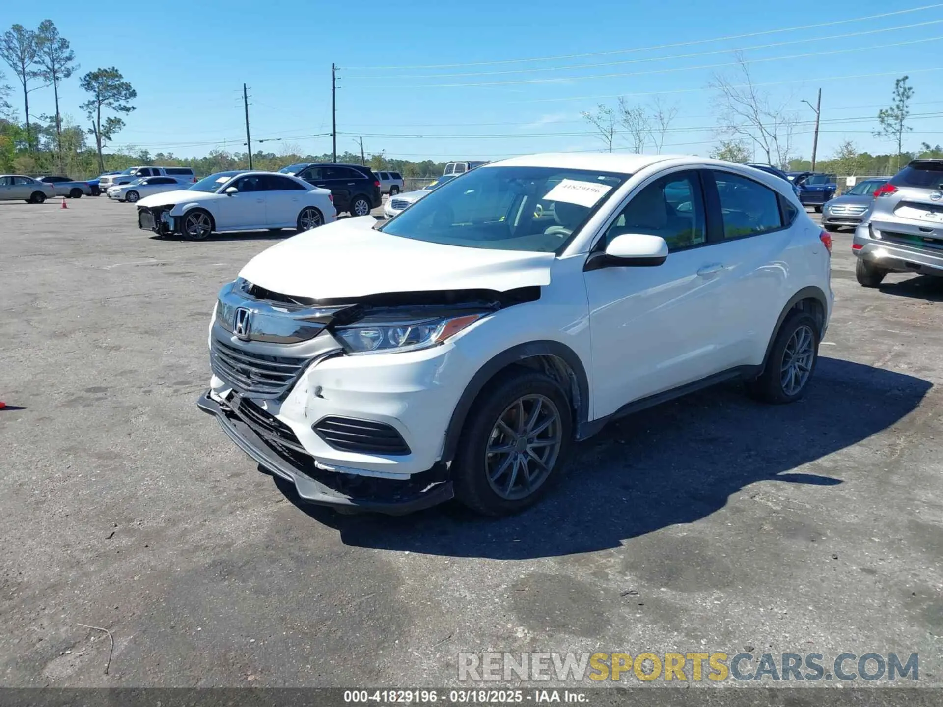 2 fotografías del automóvil dañado 3CZRU6H38NM744781 HONDA HR-V 2022
