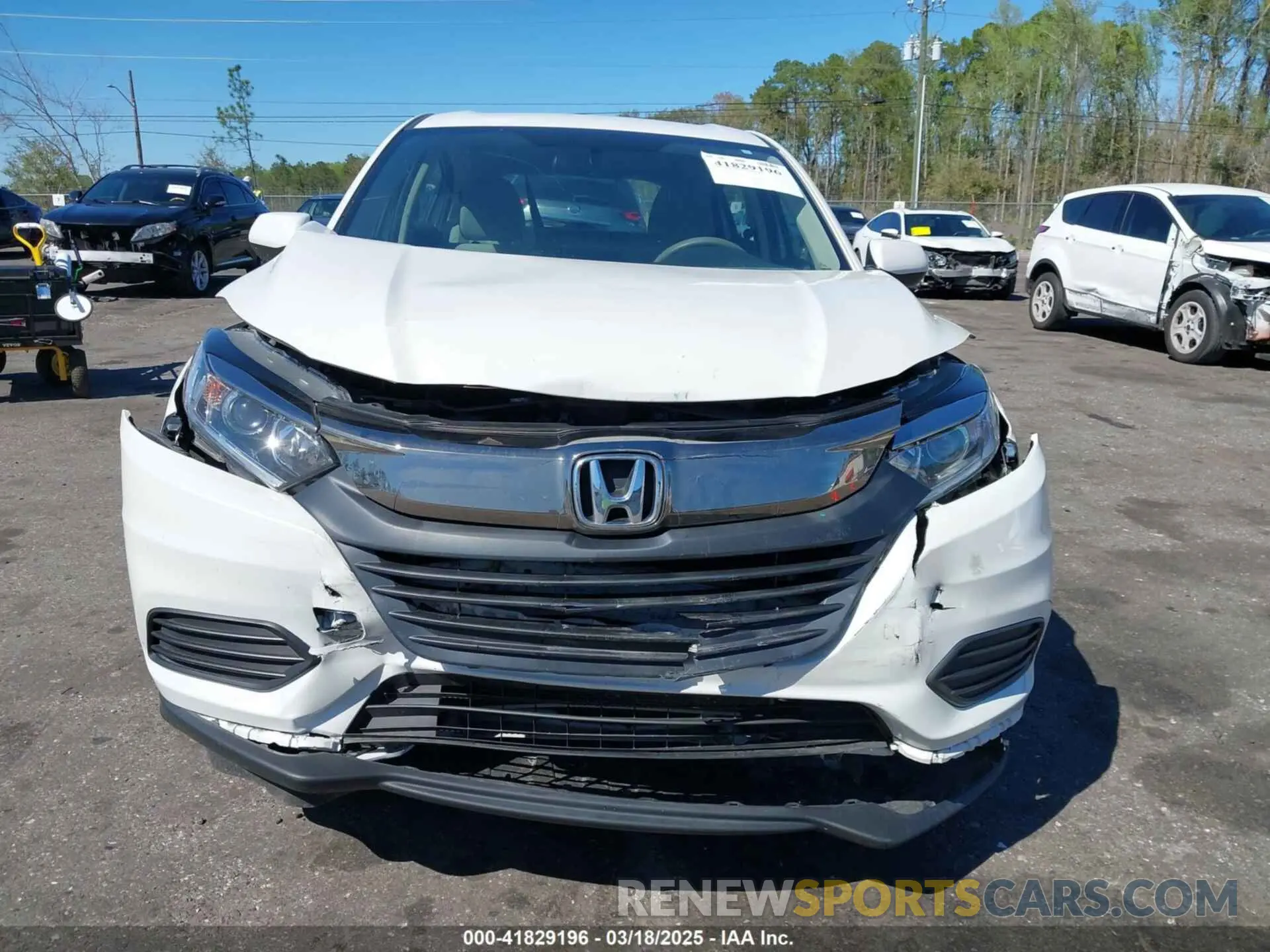 6 fotografías del automóvil dañado 3CZRU6H38NM744781 HONDA HR-V 2022