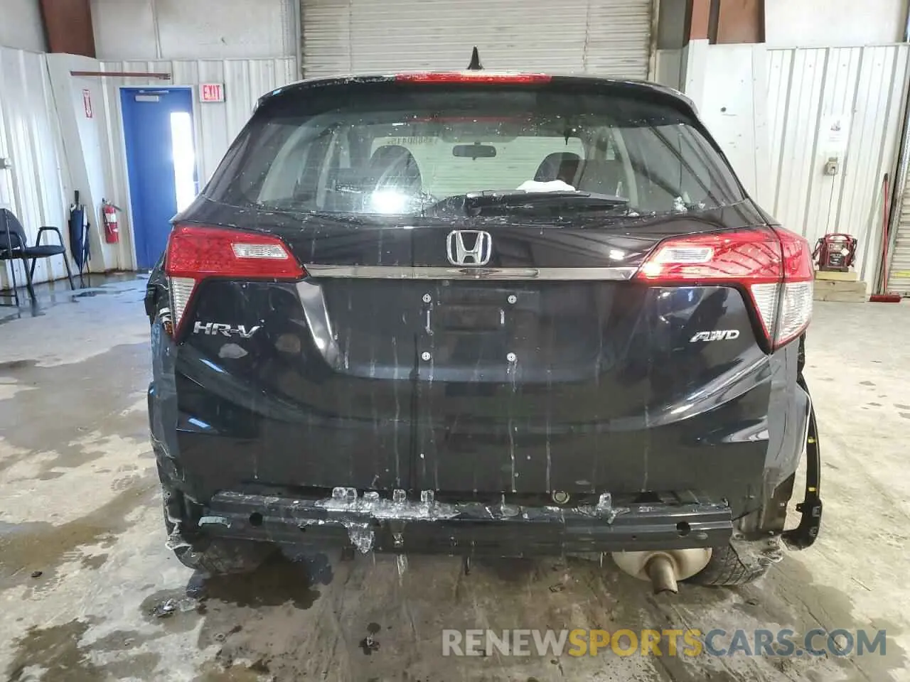 6 fotografías del automóvil dañado 3CZRU6H39NM724541 HONDA HR-V 2022