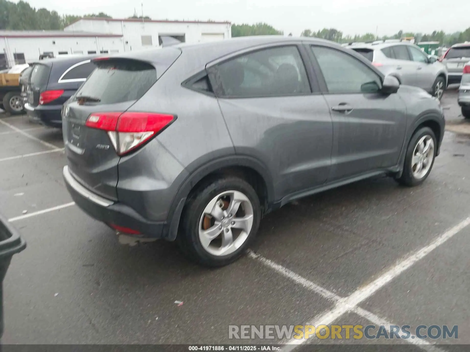 4 fotografías del automóvil dañado 3CZRU6H39NM735541 HONDA HR-V 2022
