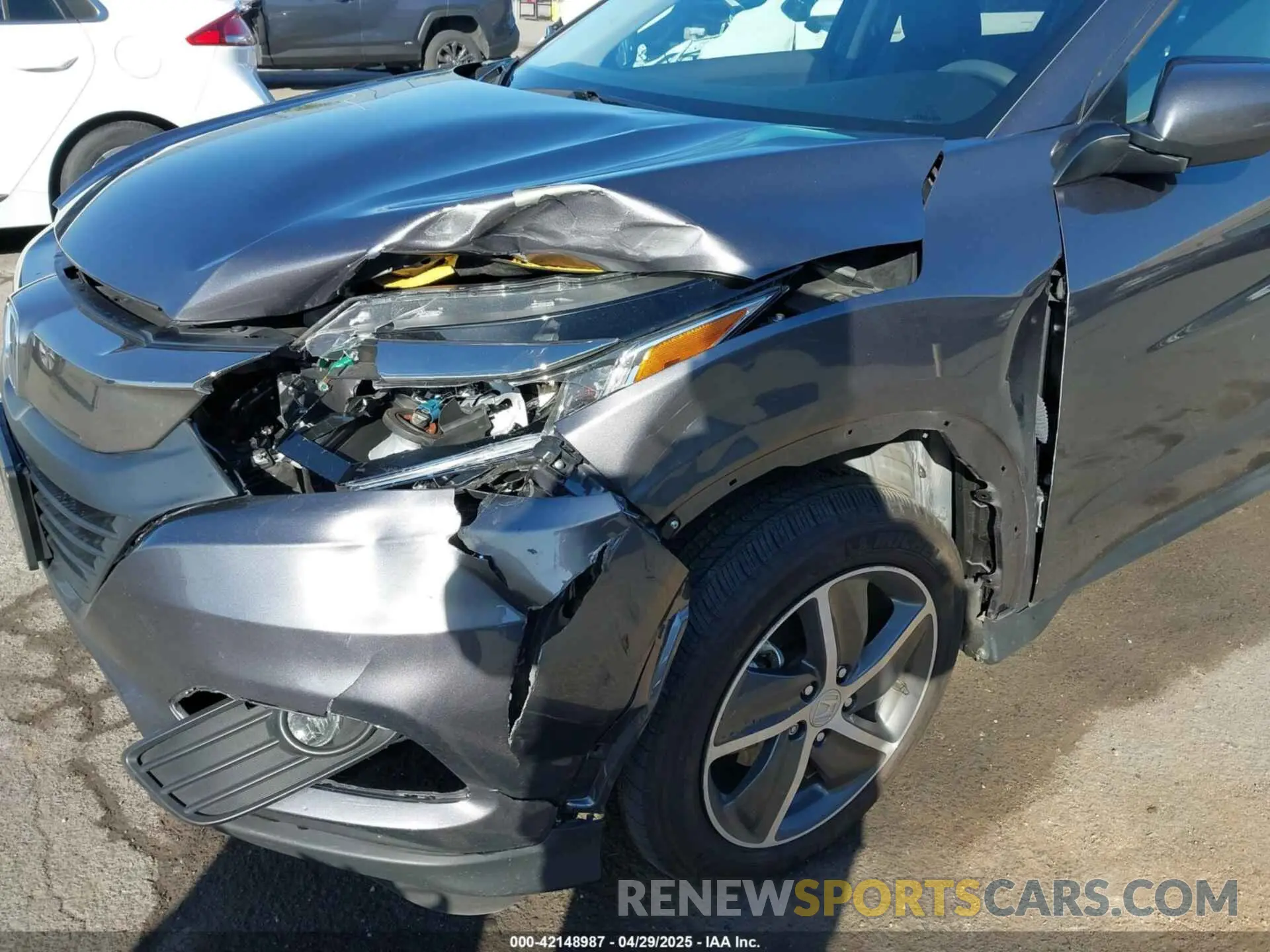 6 fotografías del automóvil dañado 3CZRU6H50NM704101 HONDA HR-V 2022