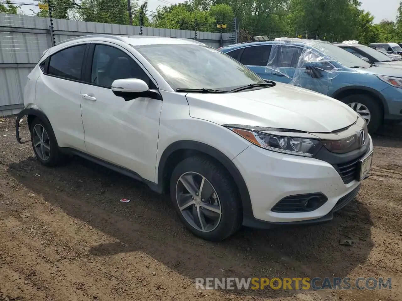 4 fotografías del automóvil dañado 3CZRU6H50NM717219 HONDA HR-V 2022