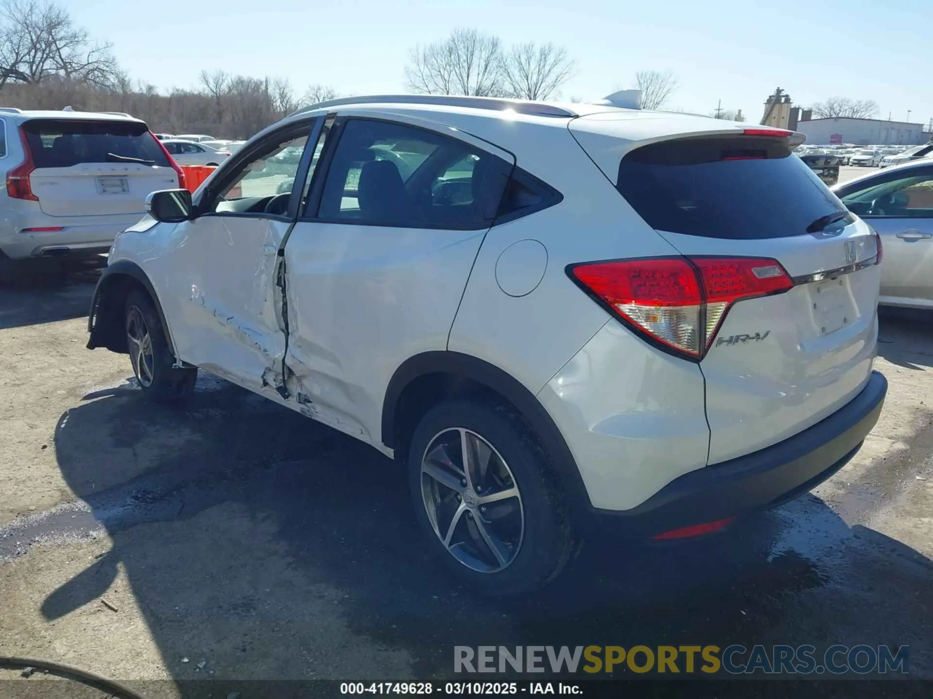 3 fotografías del automóvil dañado 3CZRU6H50NM727023 HONDA HR-V 2022