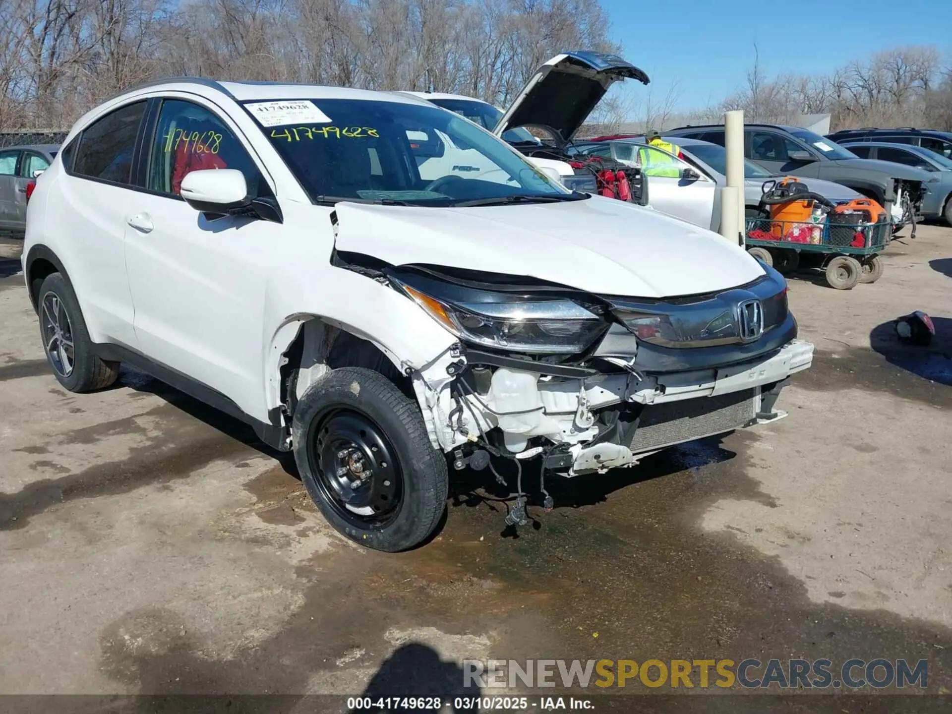 6 fotografías del automóvil dañado 3CZRU6H50NM727023 HONDA HR-V 2022