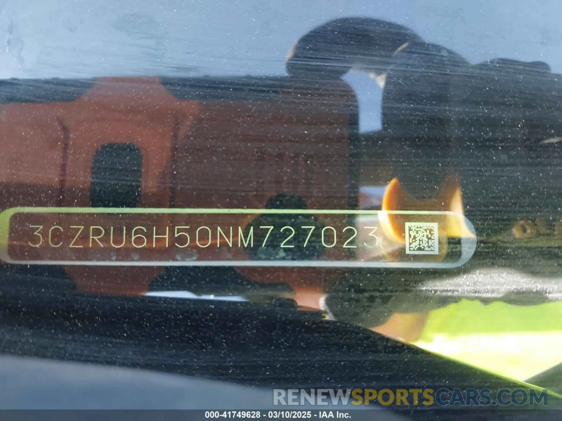 9 fotografías del automóvil dañado 3CZRU6H50NM727023 HONDA HR-V 2022