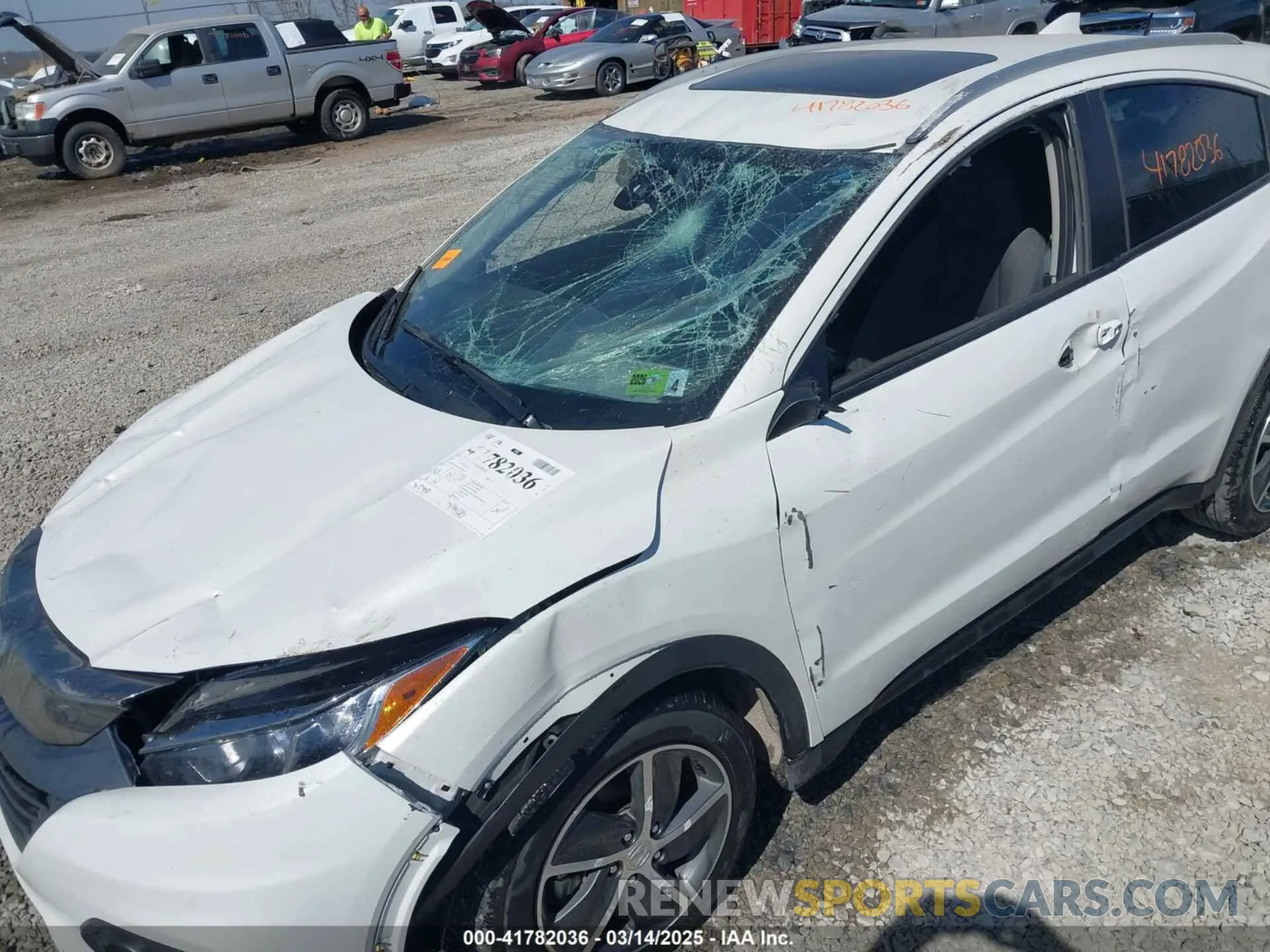 6 fotografías del automóvil dañado 3CZRU6H50NM756036 HONDA HR-V 2022