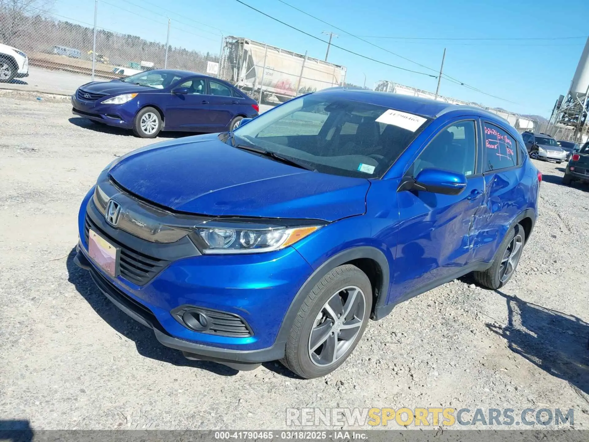 2 fotografías del automóvil dañado 3CZRU6H50NM765075 HONDA HR-V 2022