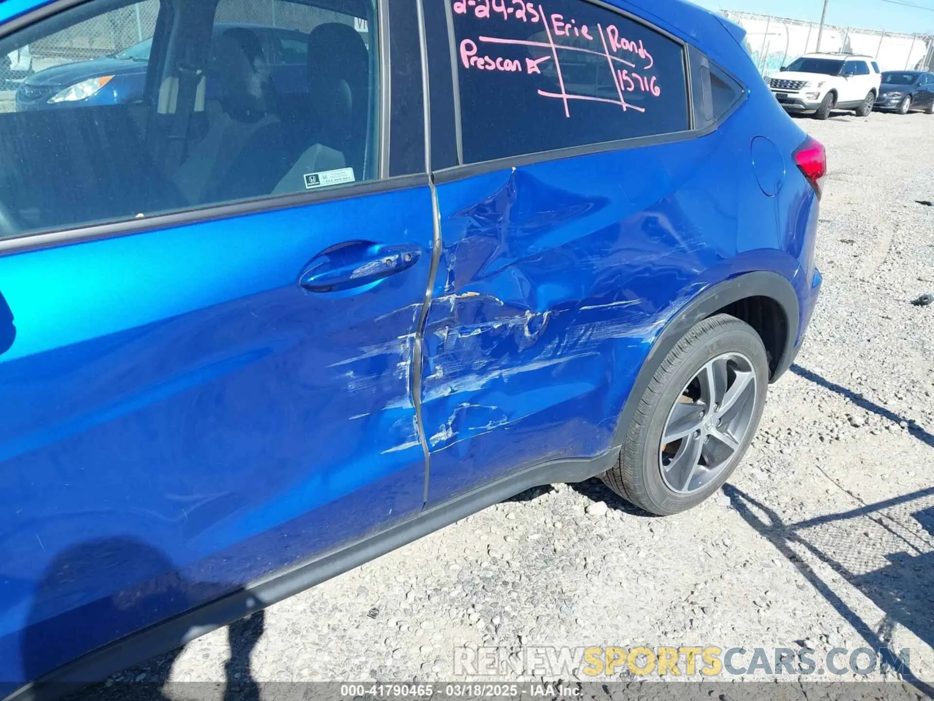 6 fotografías del automóvil dañado 3CZRU6H50NM765075 HONDA HR-V 2022