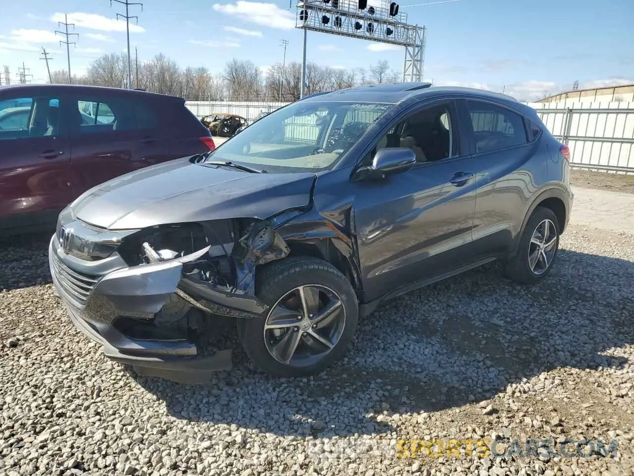 1 fotografías del automóvil dañado 3CZRU6H51NM709565 HONDA HR-V 2022