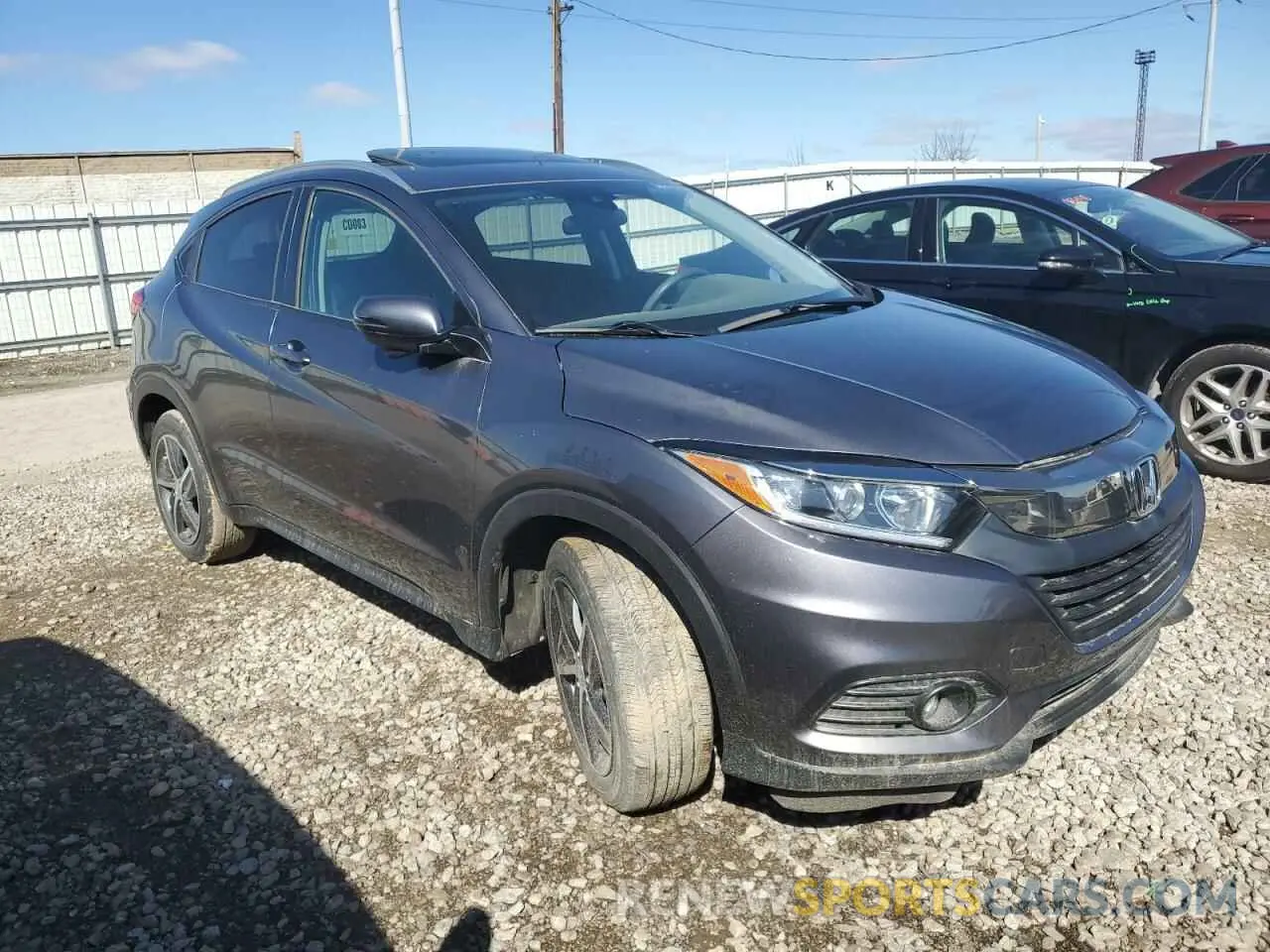 4 fotografías del automóvil dañado 3CZRU6H51NM709565 HONDA HR-V 2022