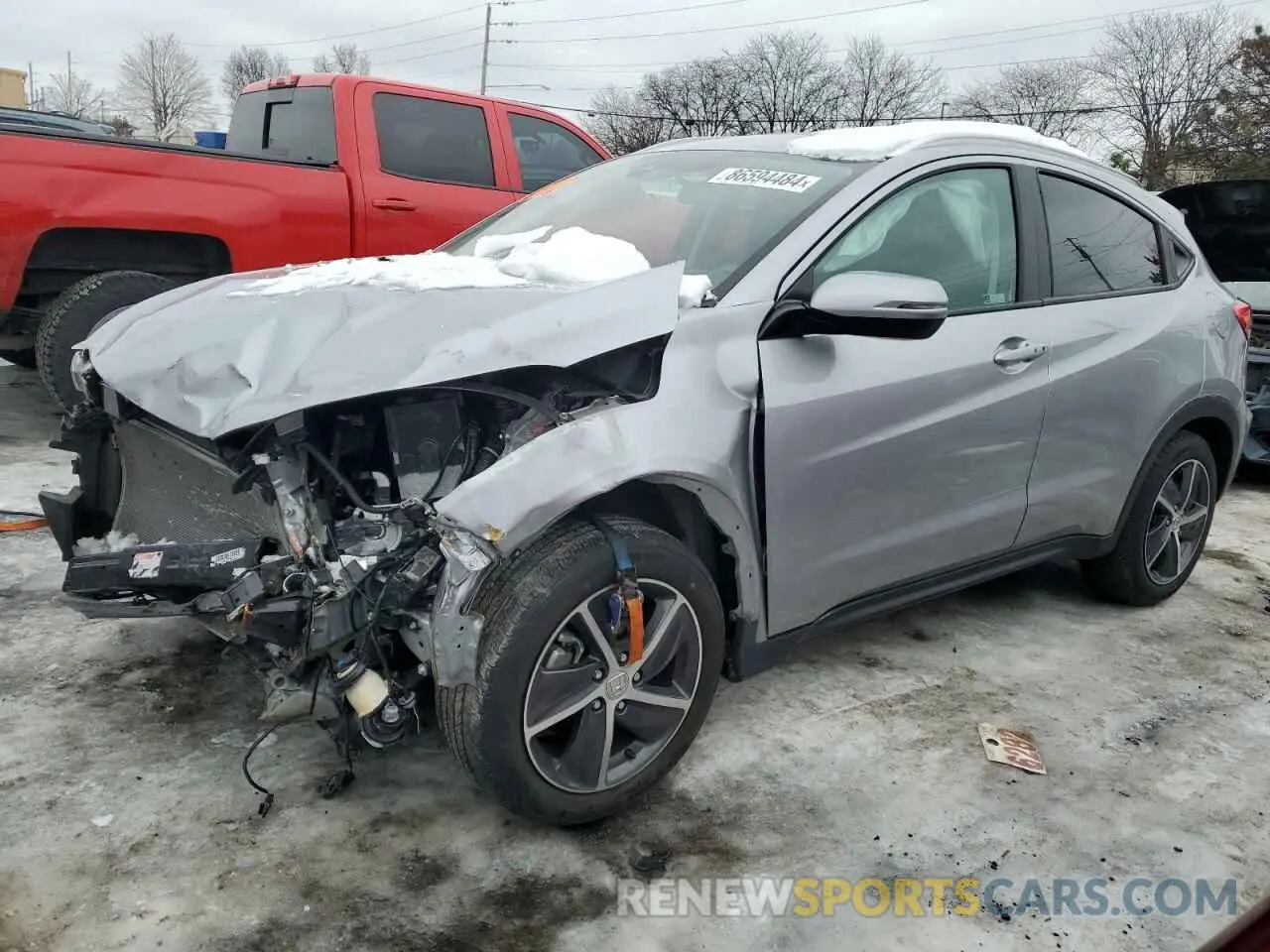 1 fotografías del automóvil dañado 3CZRU6H51NM766395 HONDA HR-V 2022