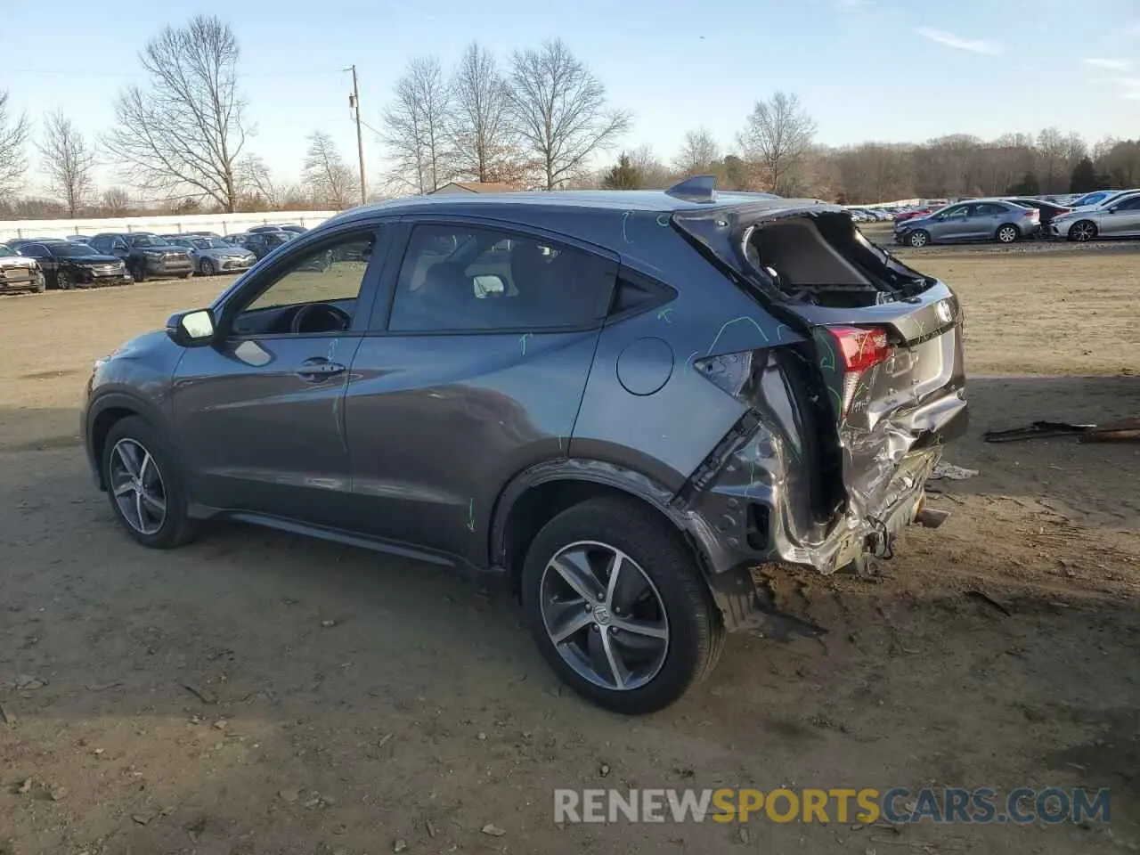 2 fotografías del automóvil dañado 3CZRU6H51NM775288 HONDA HR-V 2022