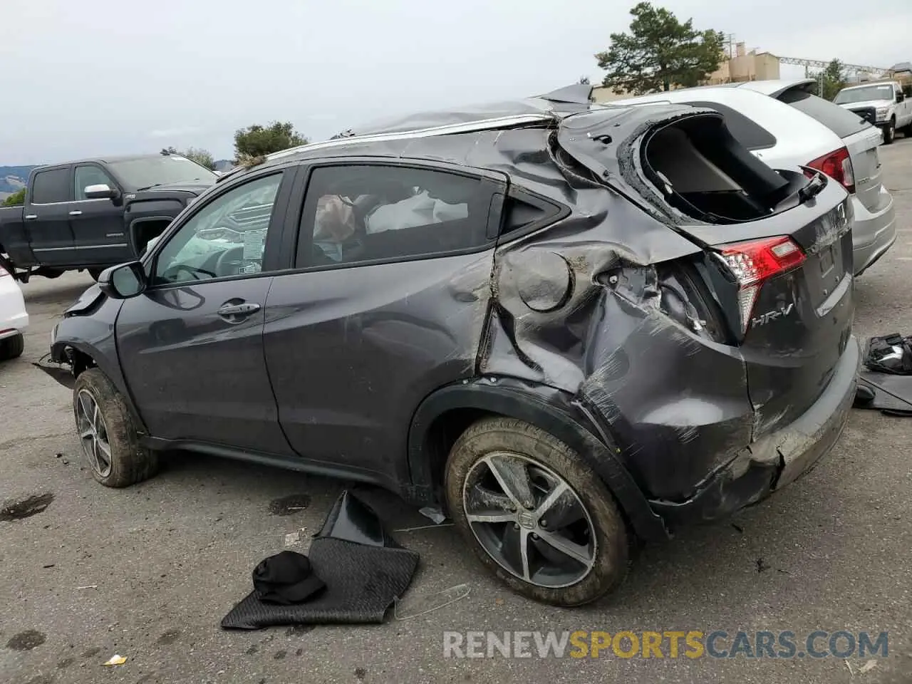 2 fotografías del automóvil dañado 3CZRU6H52NM754661 HONDA HR-V 2022