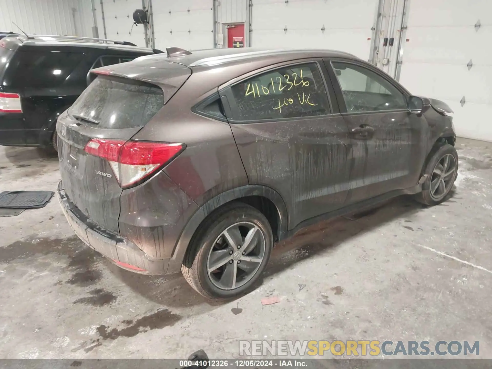 4 fotografías del automóvil dañado 3CZRU6H53NM707347 HONDA HR-V 2022