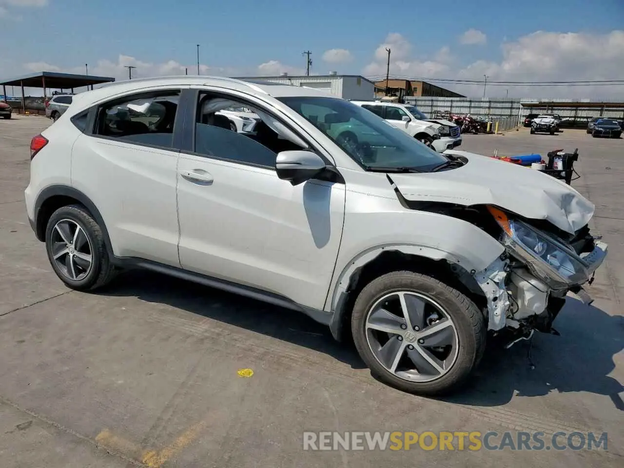 4 fotografías del automóvil dañado 3CZRU6H53NM769959 HONDA HR-V 2022