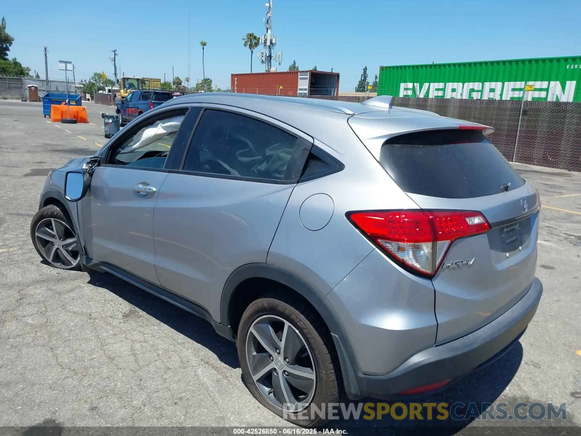 3 fotografías del automóvil dañado 3CZRU6H53NM773722 HONDA HR-V 2022
