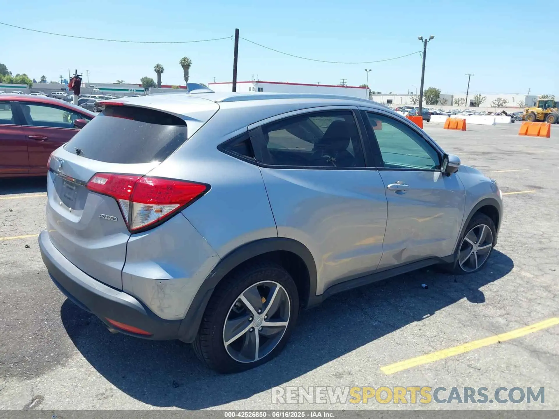 4 fotografías del automóvil dañado 3CZRU6H53NM773722 HONDA HR-V 2022