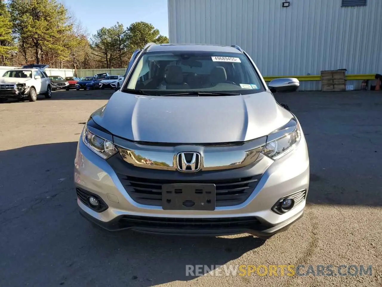 5 fotografías del automóvil dañado 3CZRU6H54NM760445 HONDA HR-V 2022