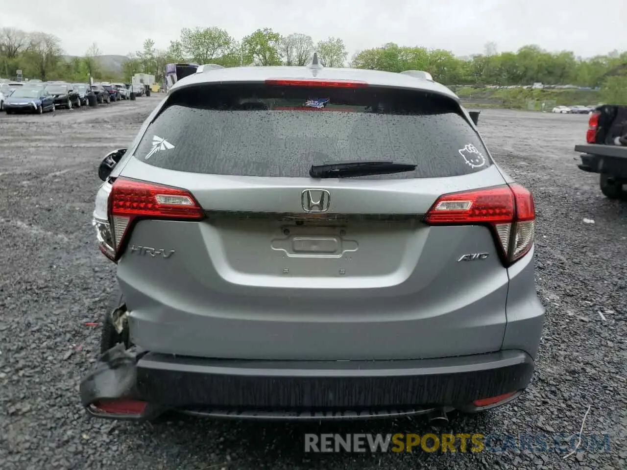 6 fotografías del automóvil dañado 3CZRU6H54NM773356 HONDA HR-V 2022