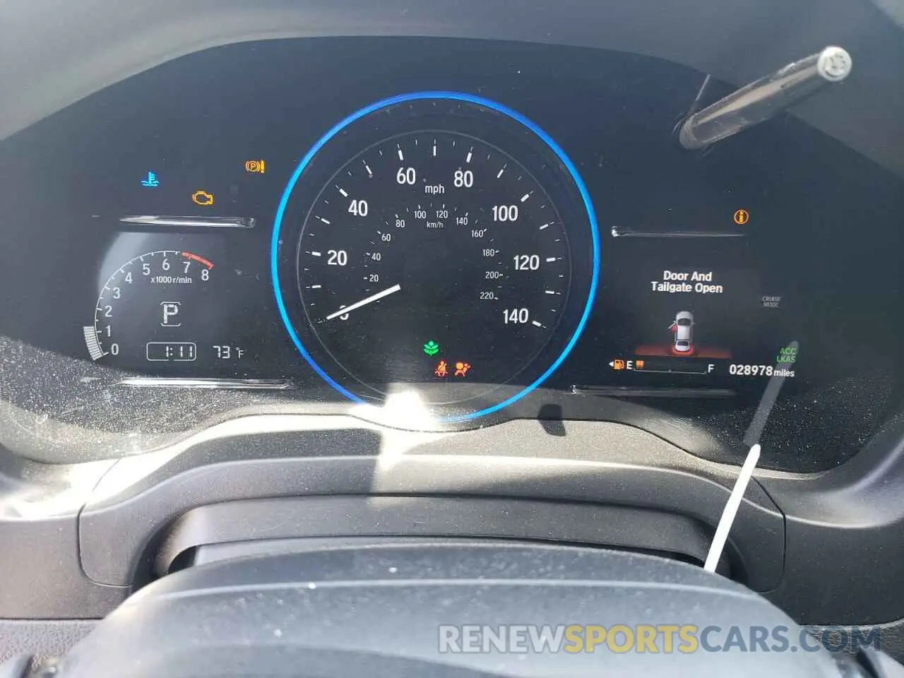 9 fotografías del automóvil dañado 3CZRU6H55NM752595 HONDA HR-V 2022