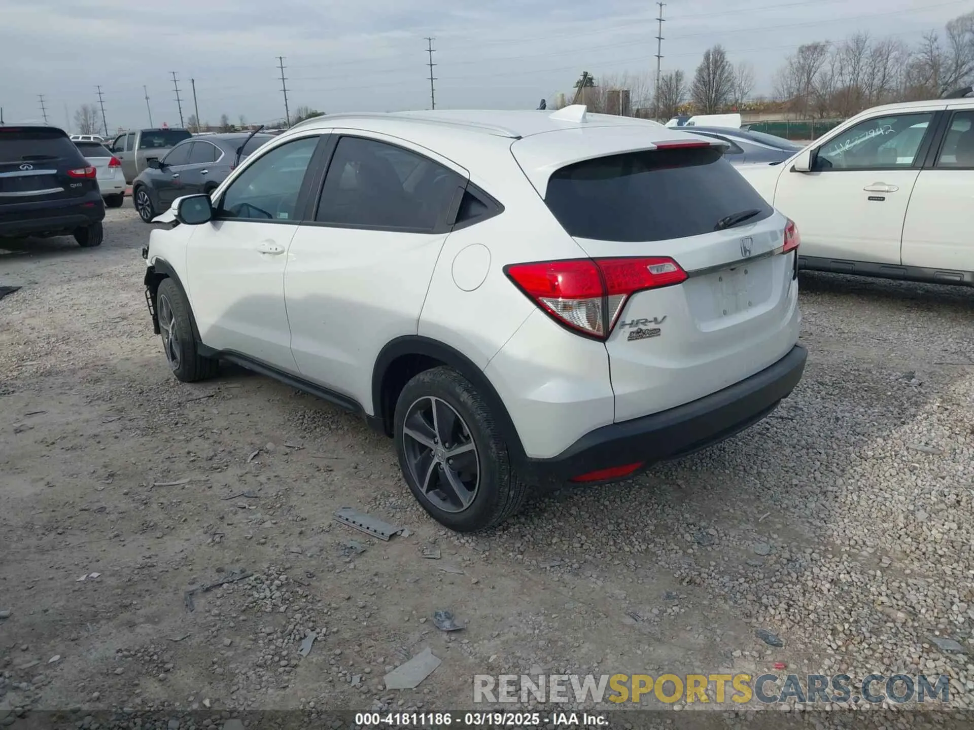 3 fotografías del automóvil dañado 3CZRU6H55NM767243 HONDA HR-V 2022