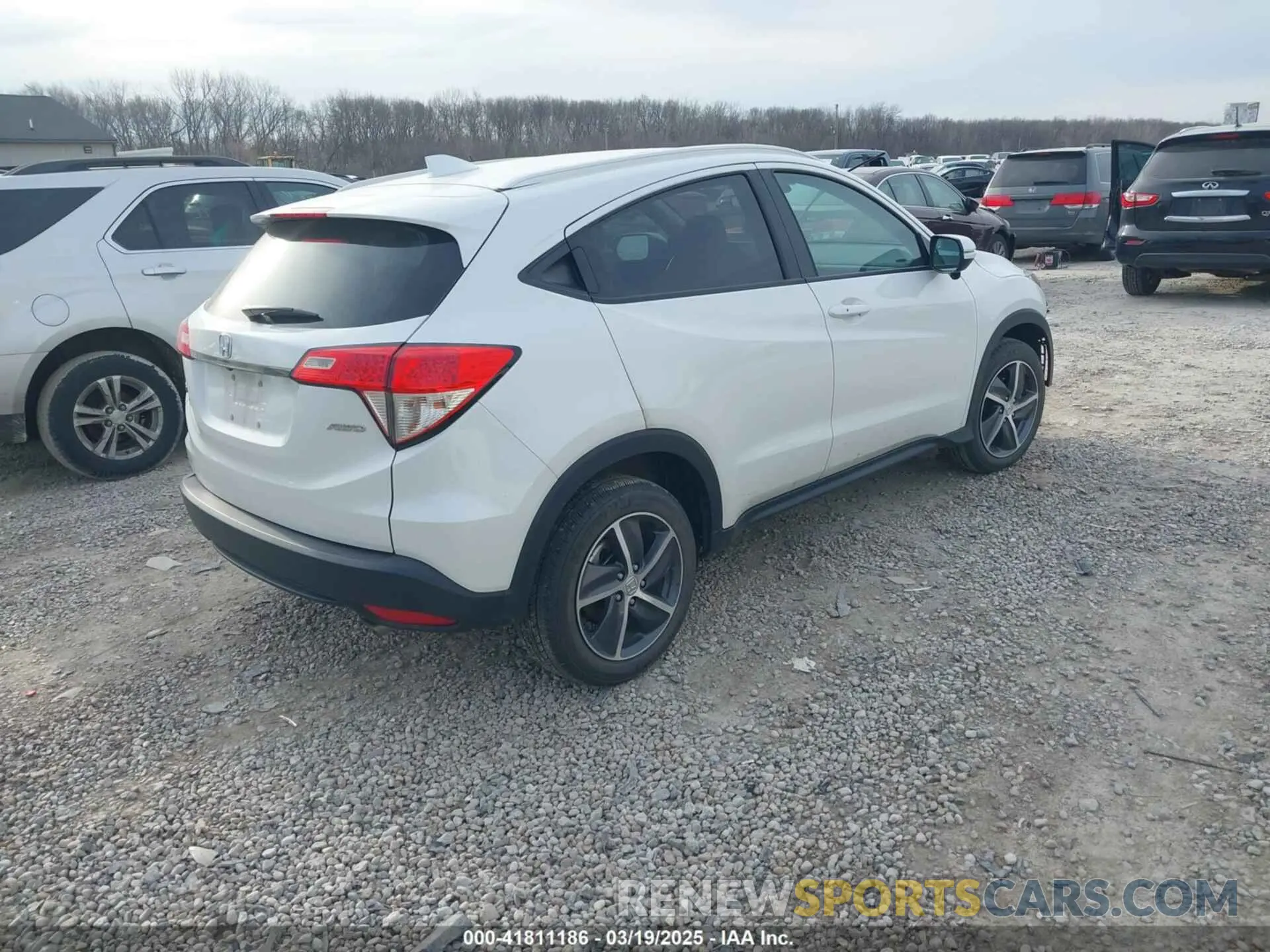 4 fotografías del automóvil dañado 3CZRU6H55NM767243 HONDA HR-V 2022