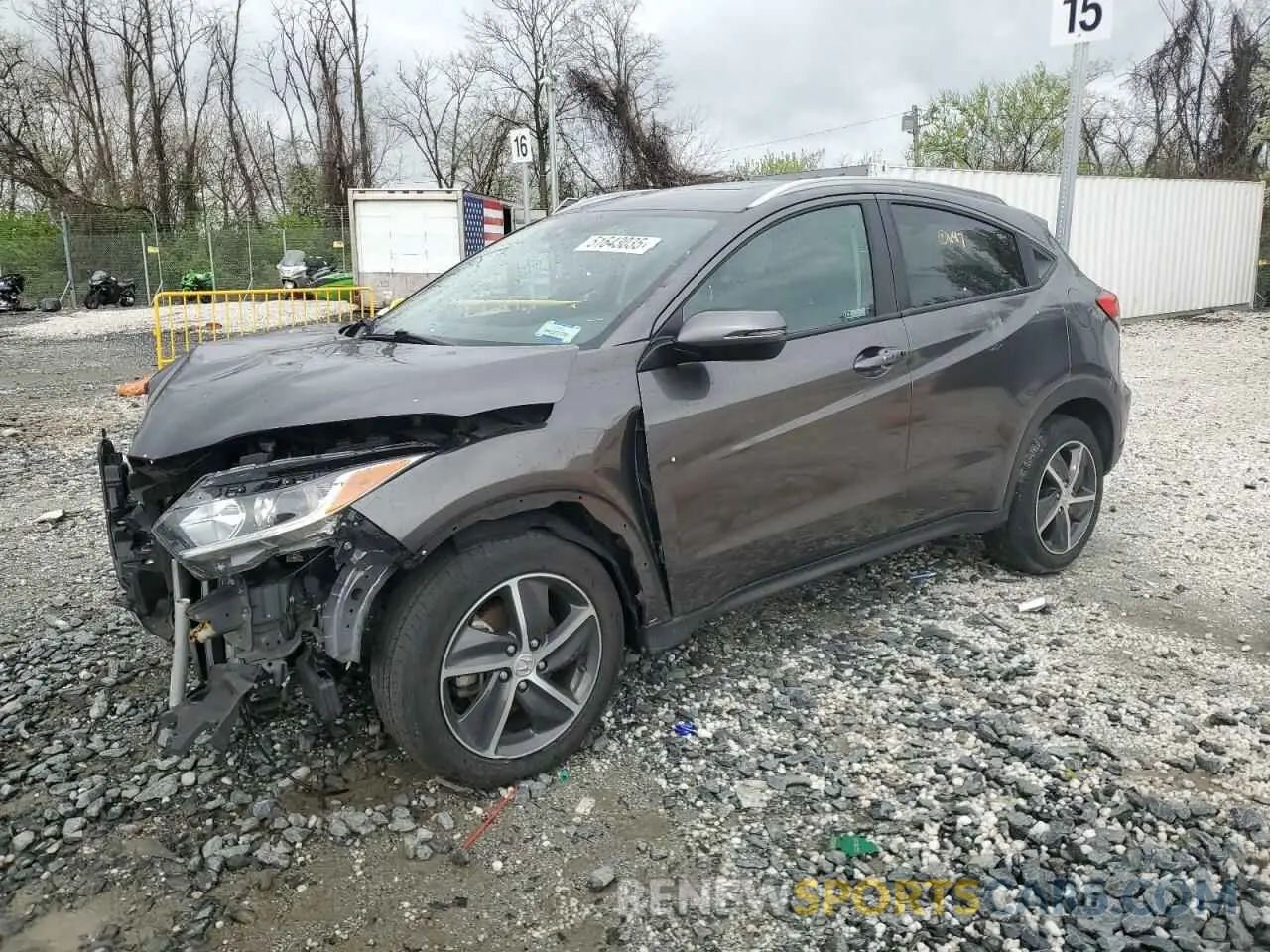 1 fotografías del automóvil dañado 3CZRU6H55NM768490 HONDA HR-V 2022