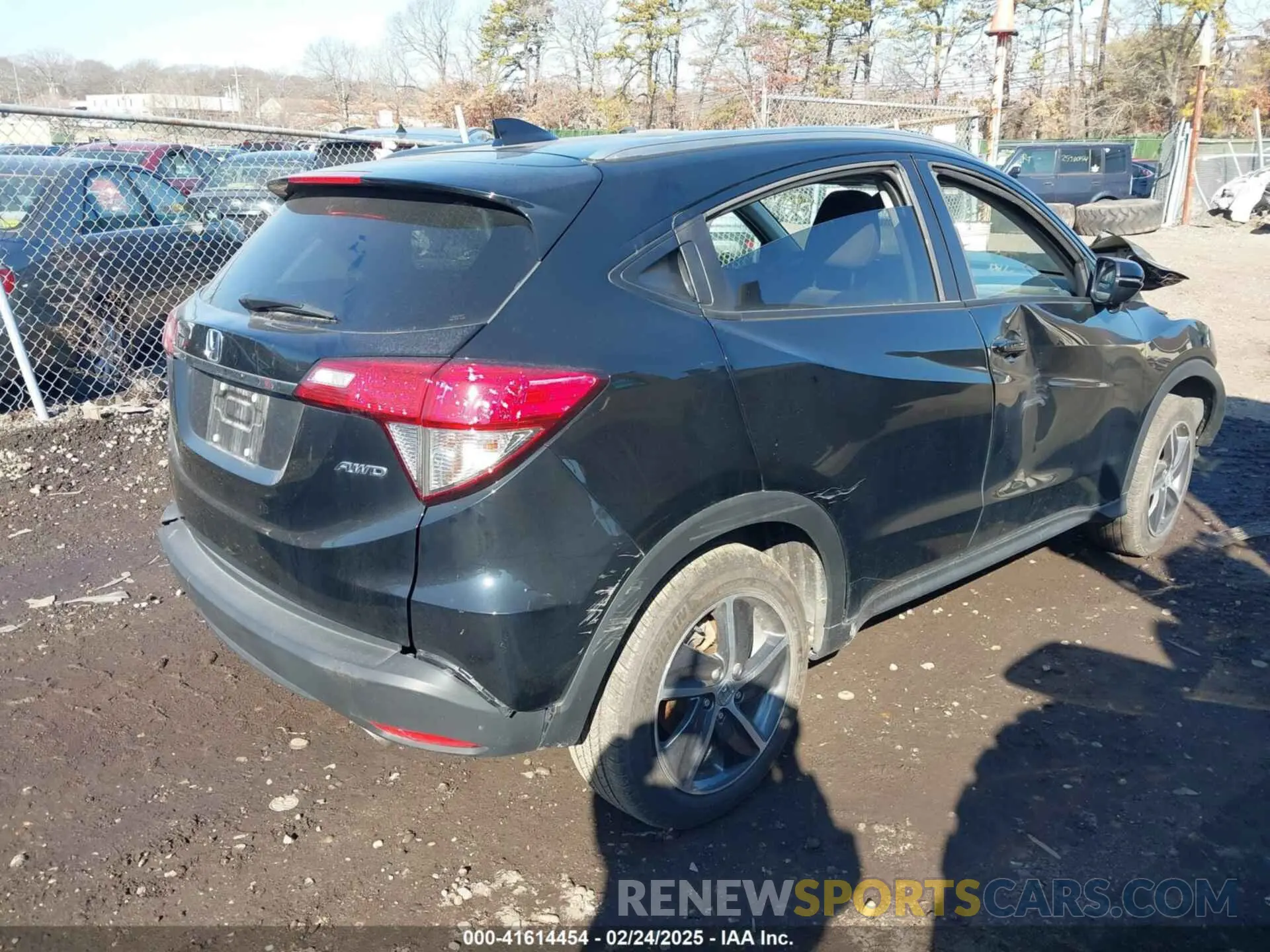 4 fotografías del automóvil dañado 3CZRU6H56NM701820 HONDA HR-V 2022