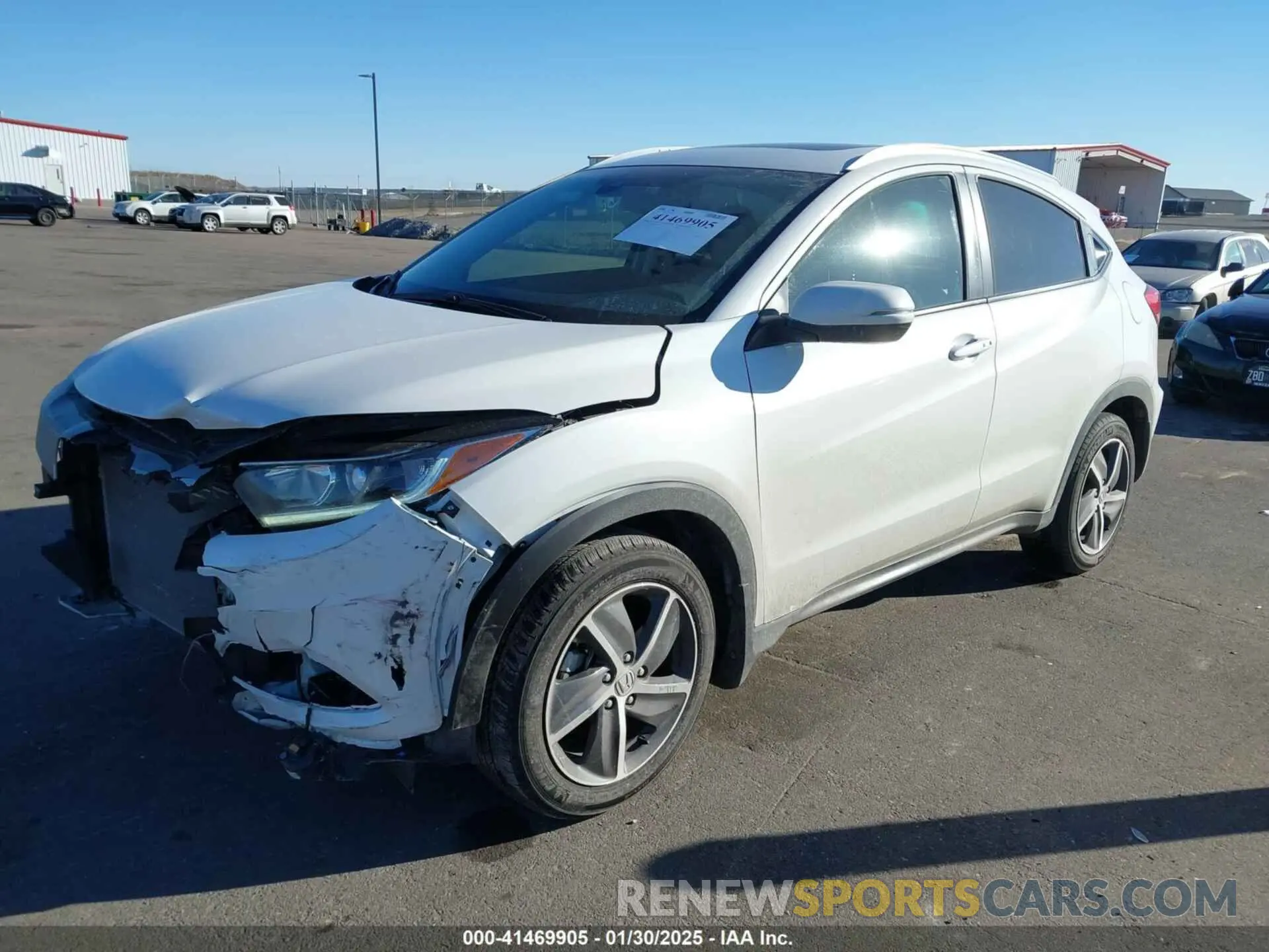 2 fotografías del automóvil dañado 3CZRU6H56NM719119 HONDA HR-V 2022