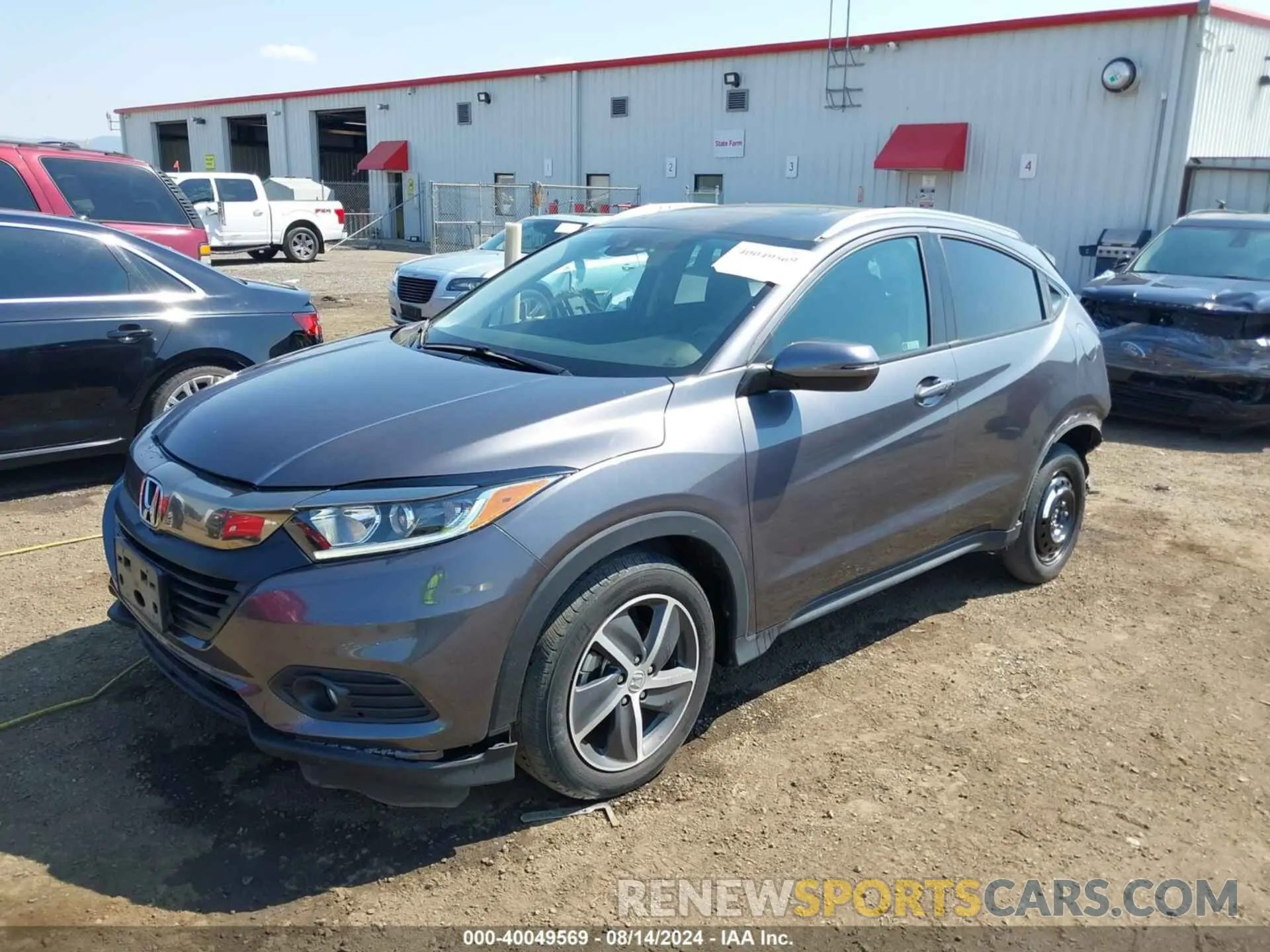 2 fotografías del automóvil dañado 3CZRU6H56NM754727 HONDA HR-V 2022